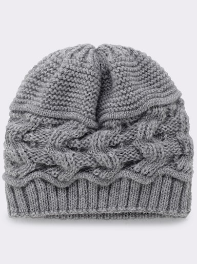 Strickmütze - grau