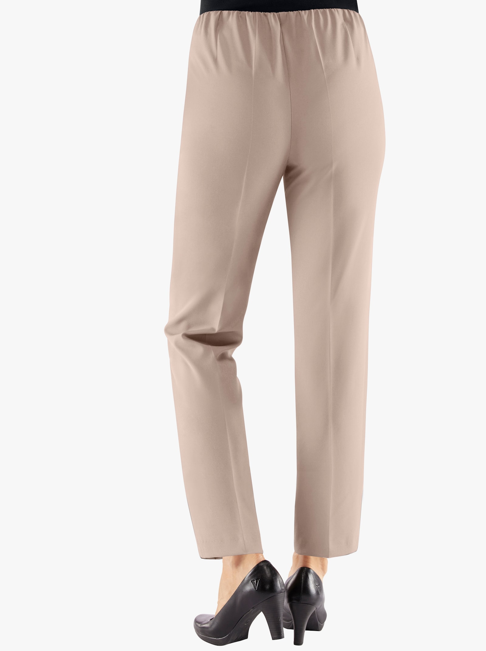 Adelina by Scheiter Schlupfhose mit Bügelfalten - beige