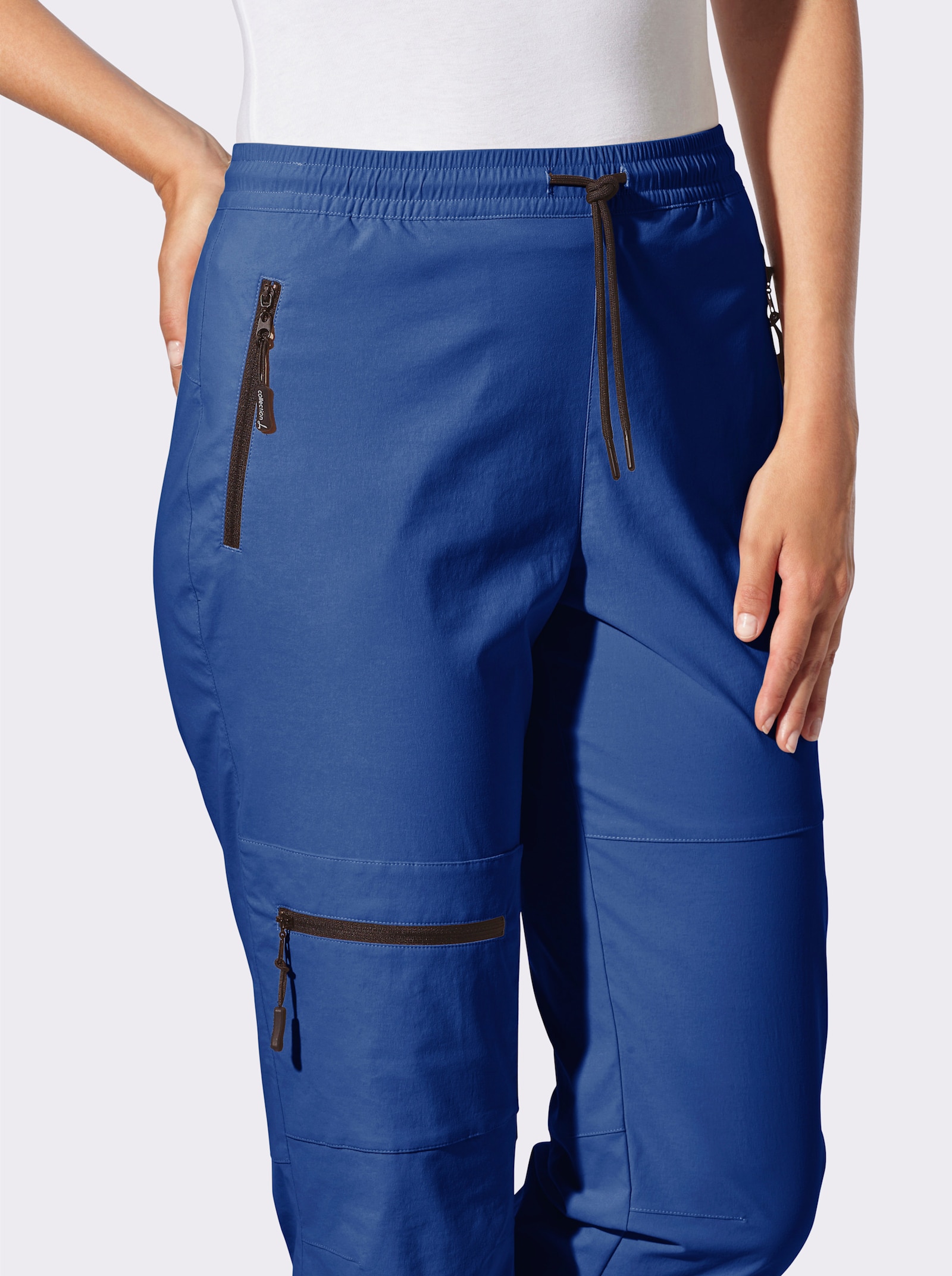 Funktionshose in 7/8-Länge - jeansblau