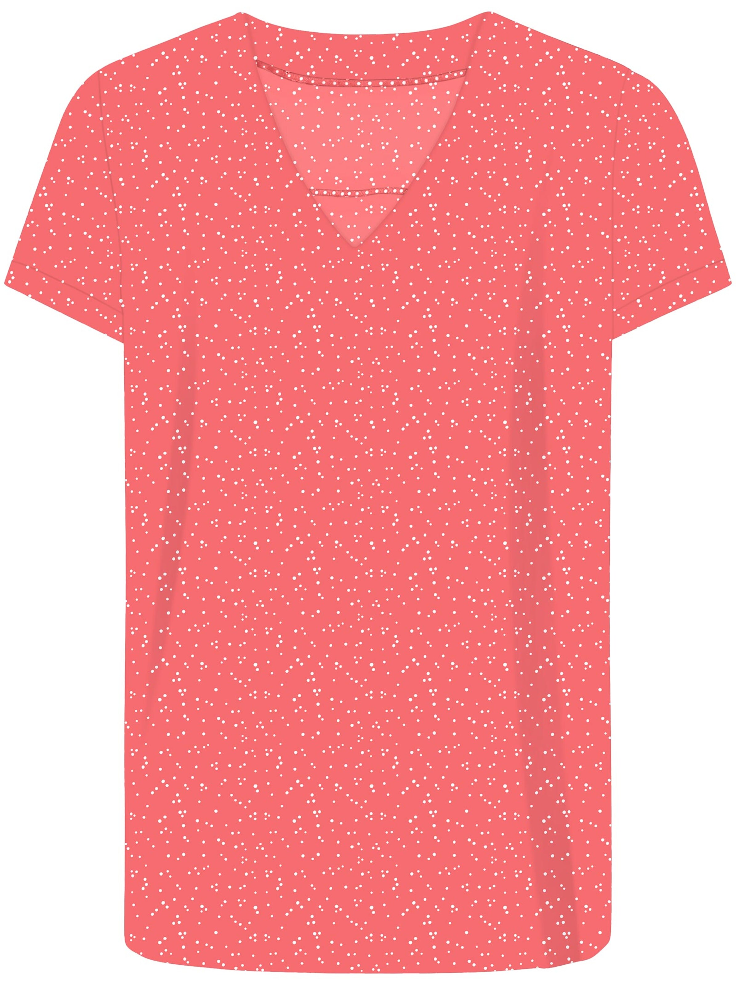 Bluse - koralle-getupft