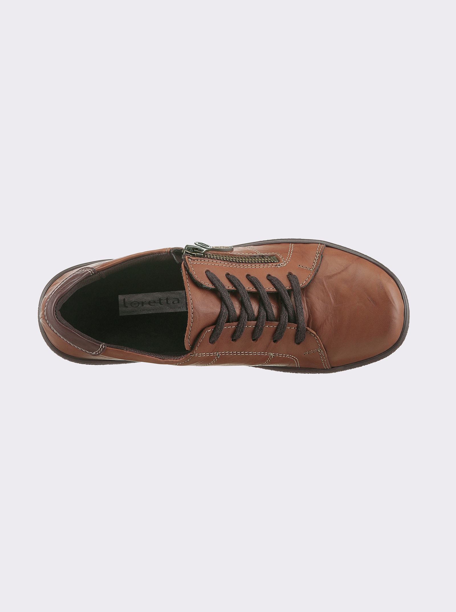 Loretta Schnürschuh - cognac