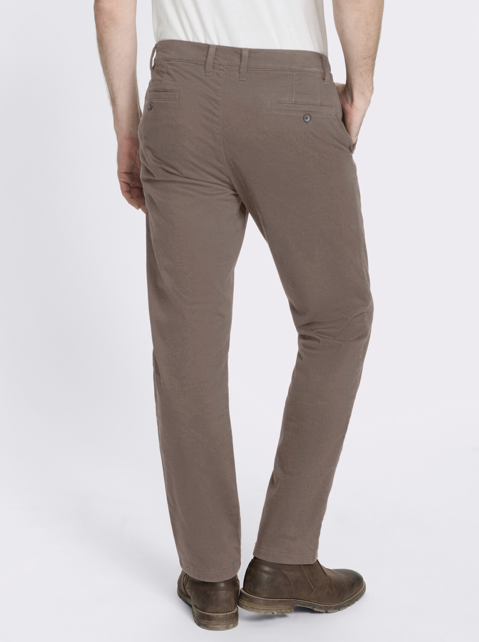Marco Donati Thermohose in Stretch-Qualität - taupe