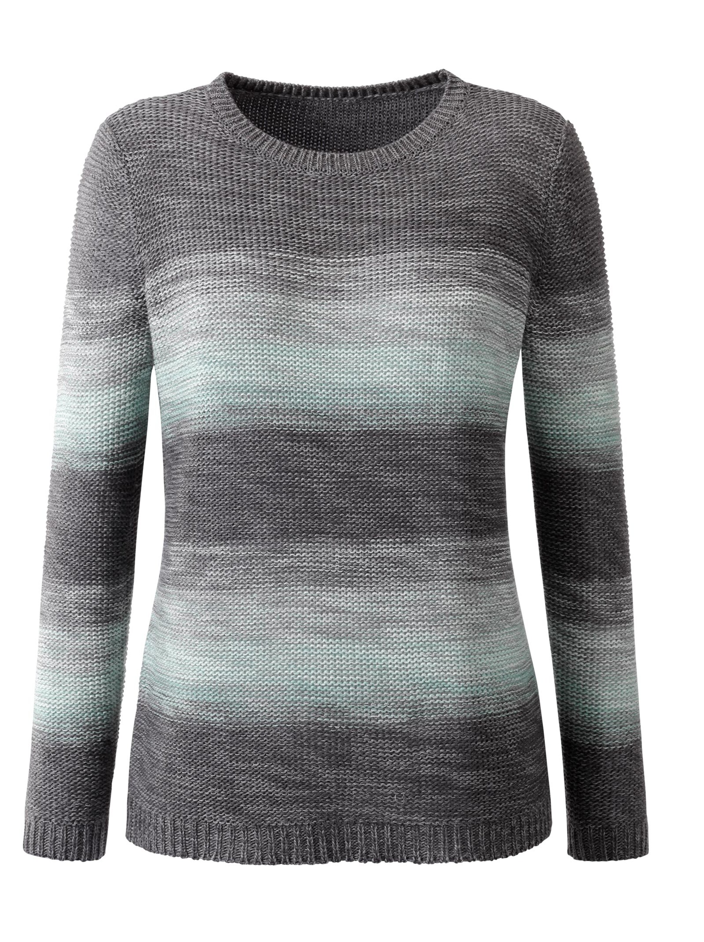 Pullover - grau-salbei