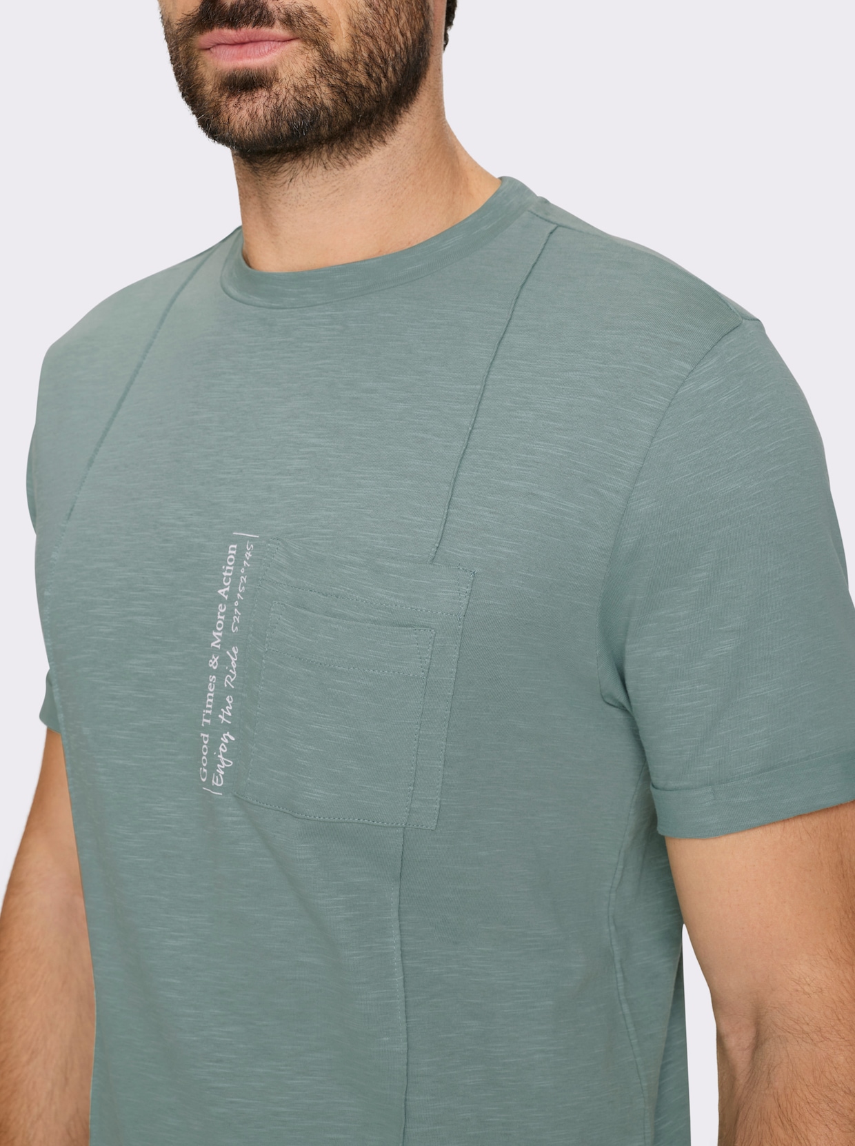 Marco Donati Kurzarmshirt - jade