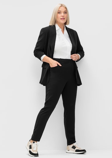 sheego Hose lang - schwarz
