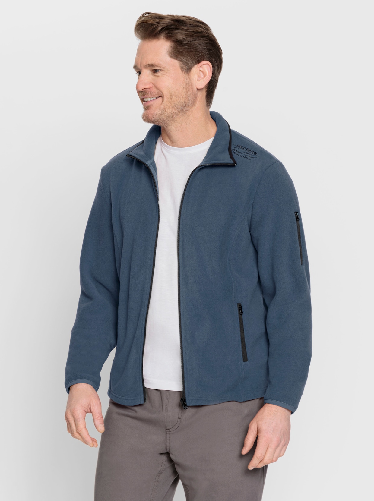 Catamaran Fleece-Jacke - rauchblau