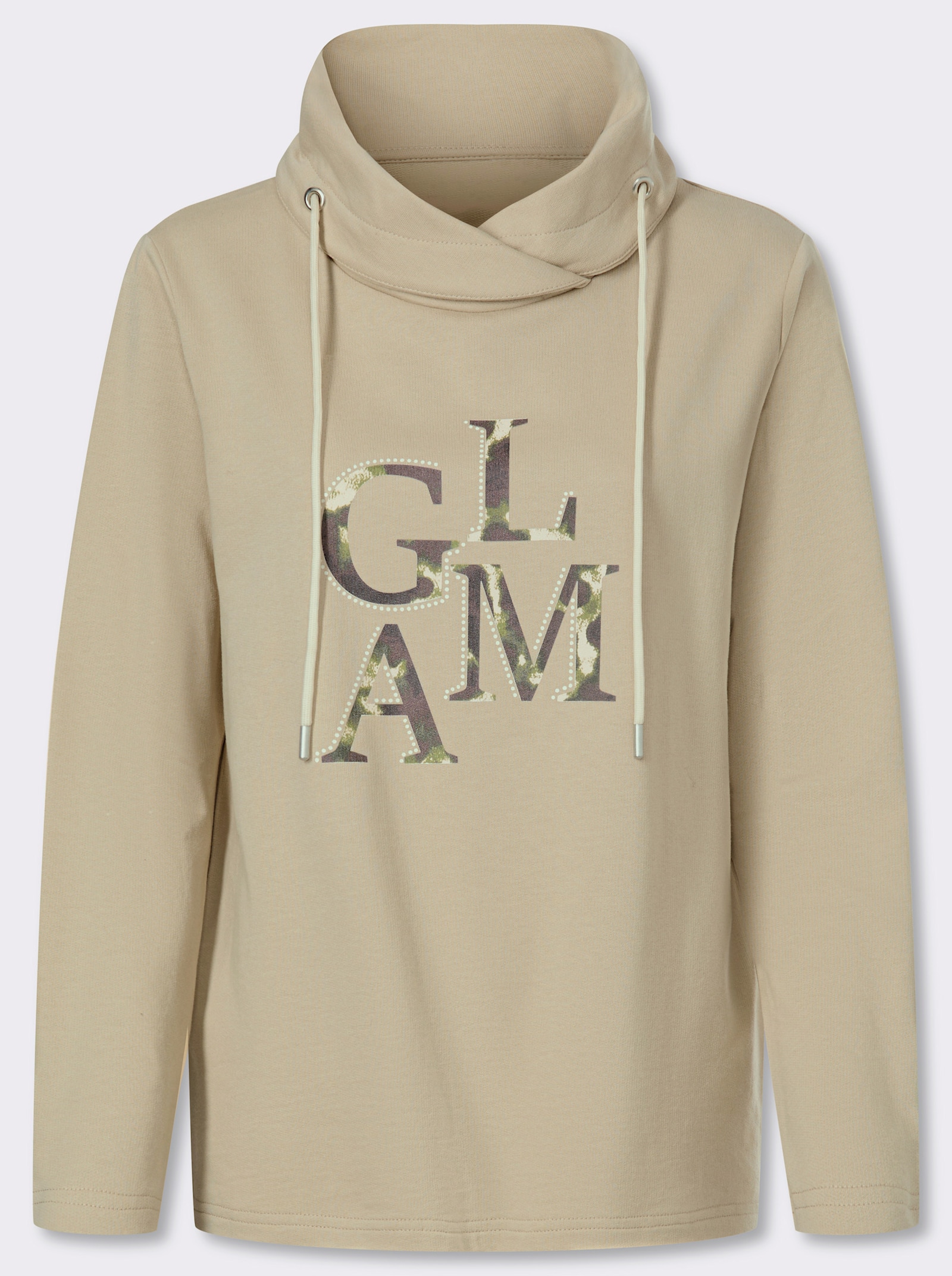 heine Sweatshirt met opschrift - zand