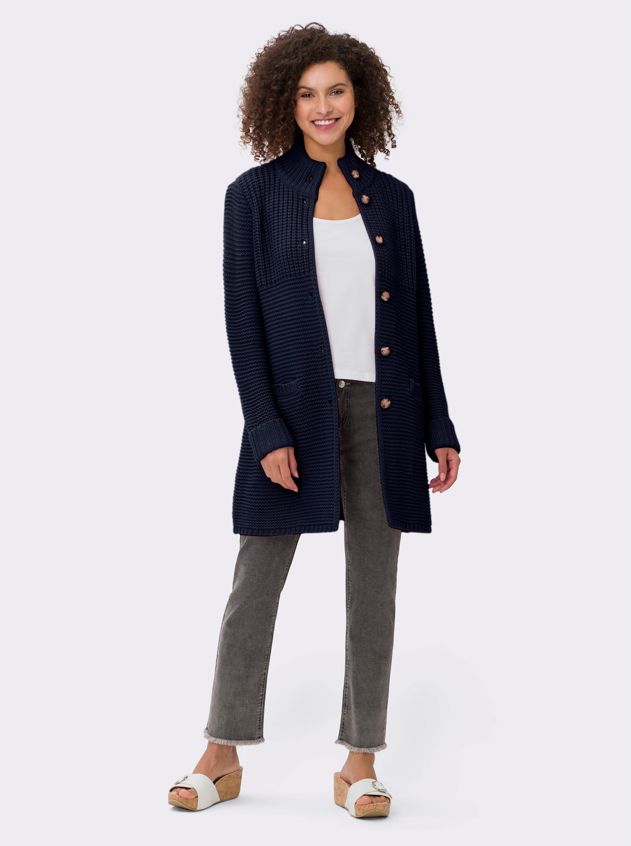 heine Veste en tricot - marine