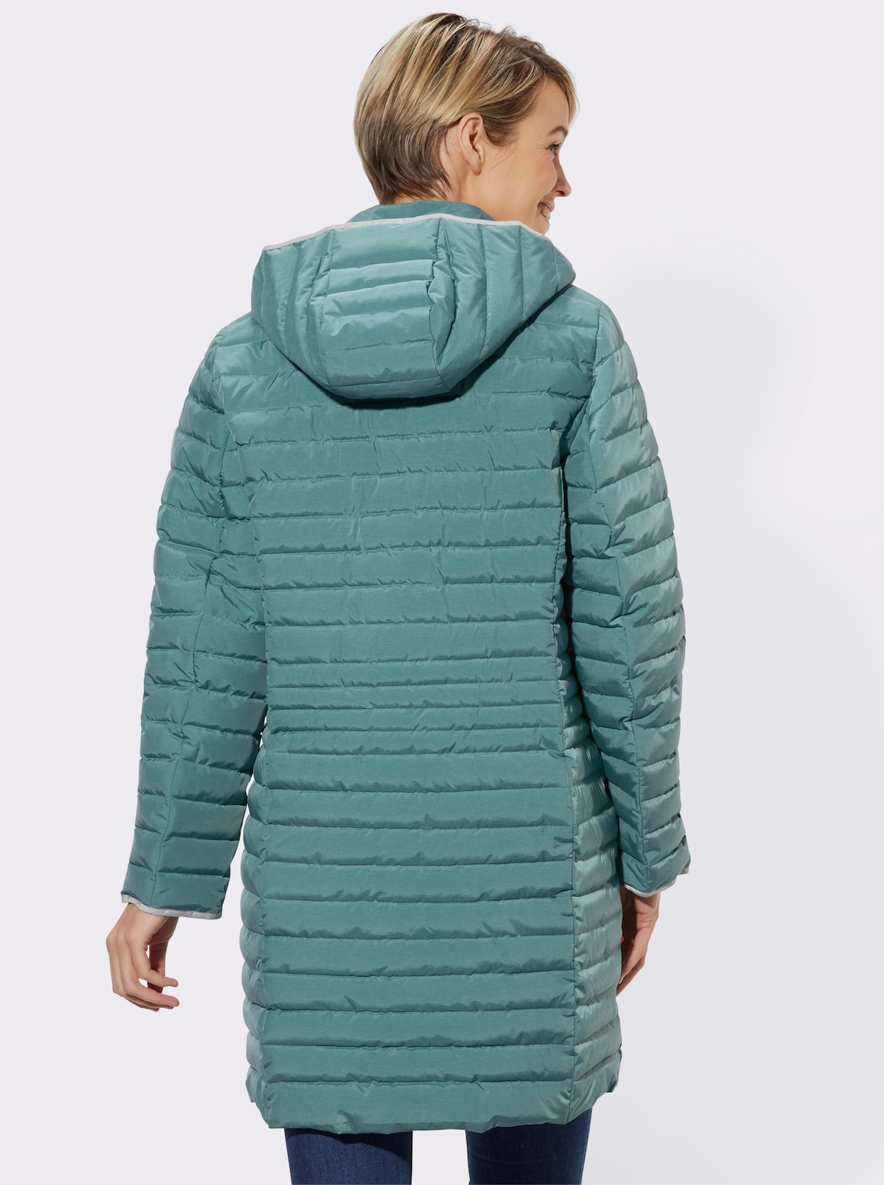 Steppjacke - mint-meliert