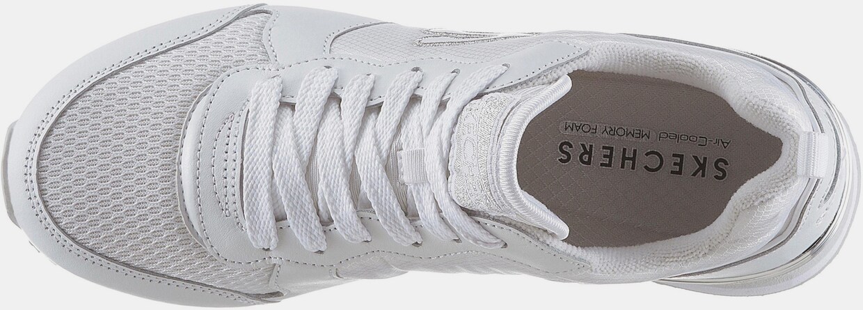 Skechers Sneaker - weiß-silberfarben