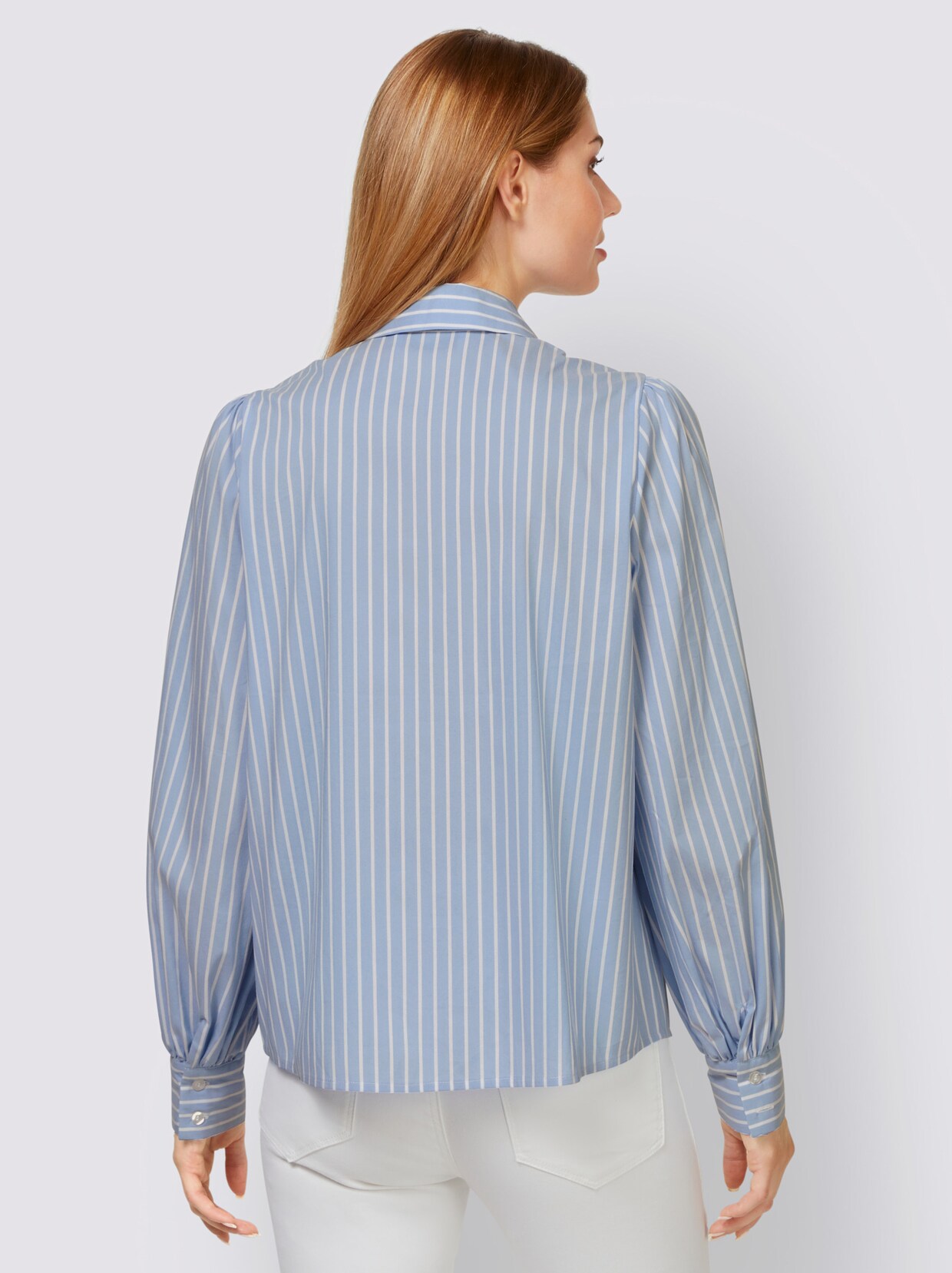 heine Gestreepte blouse - hemelsblauw/wit gestreept
