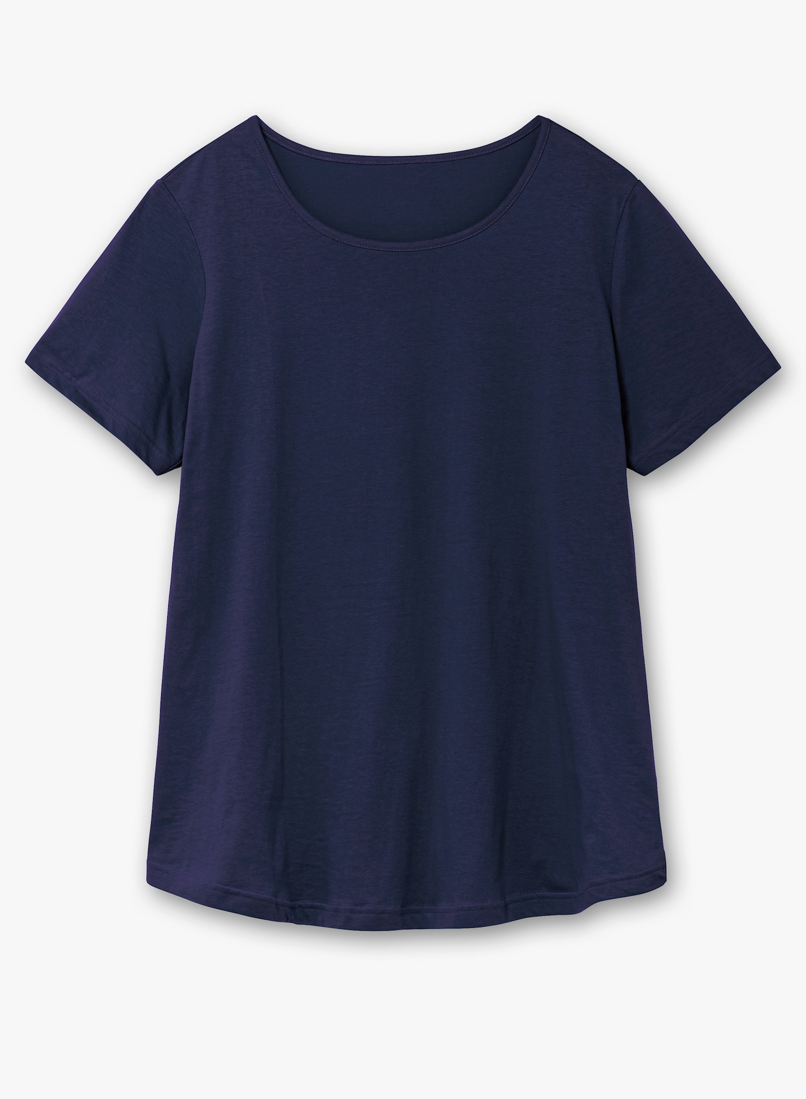 Longshirt im Doppelpack - grasgrün + marine