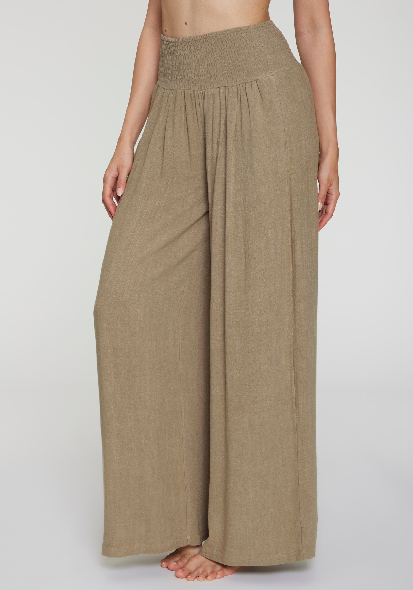 French Connection Leinenhose - khaki
