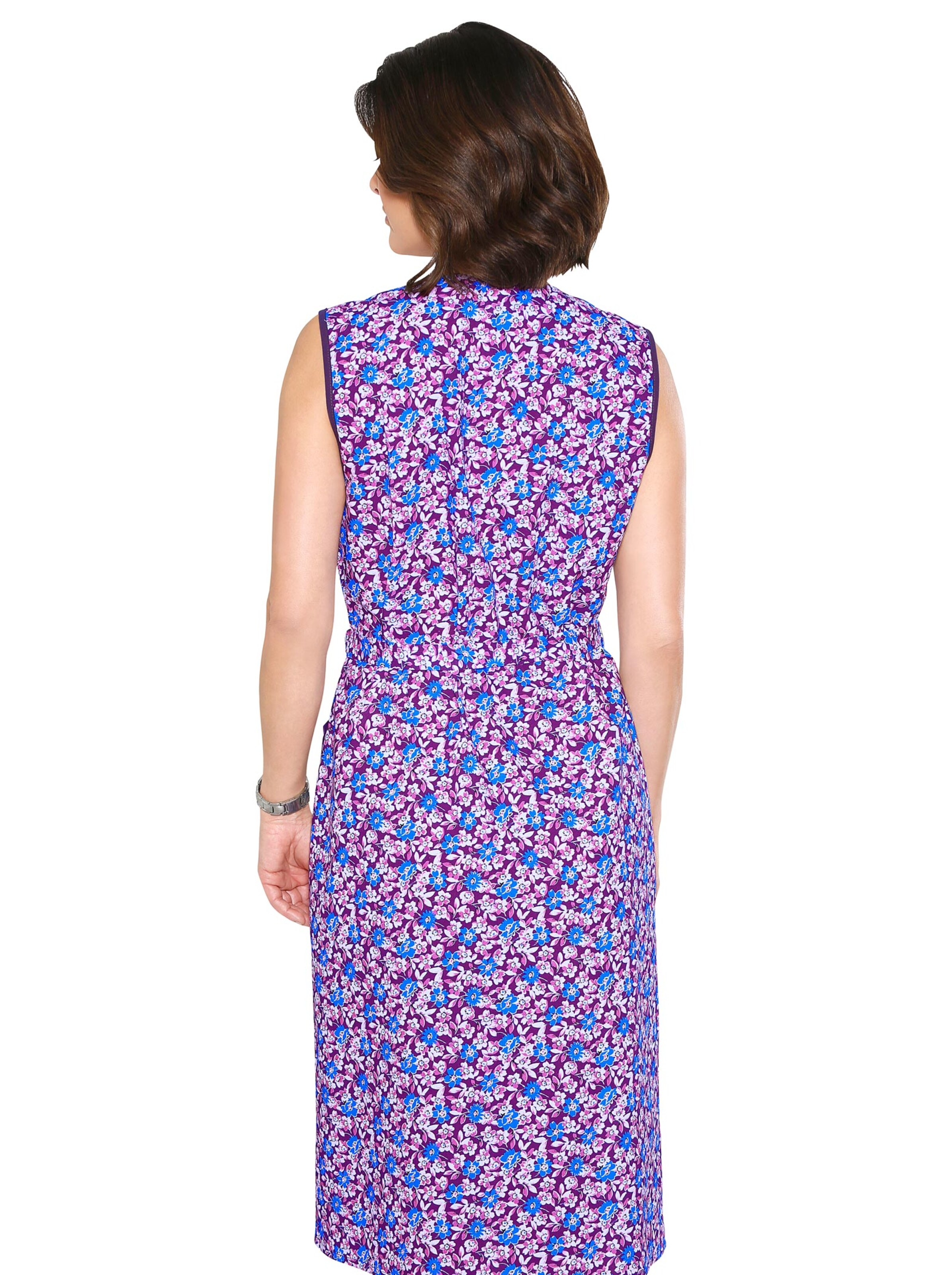 Schürze - bordeaux-bedruckt