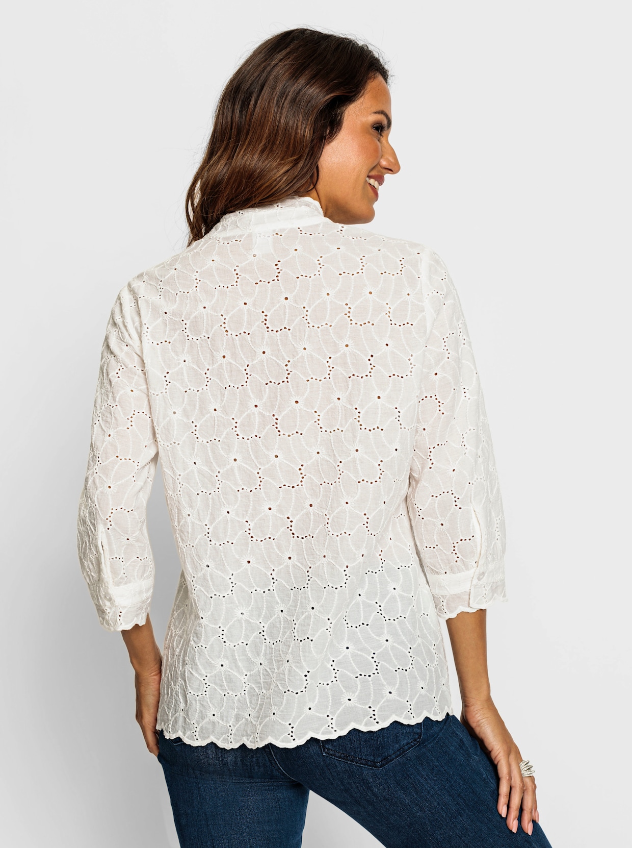 Kanten blouse - ecru