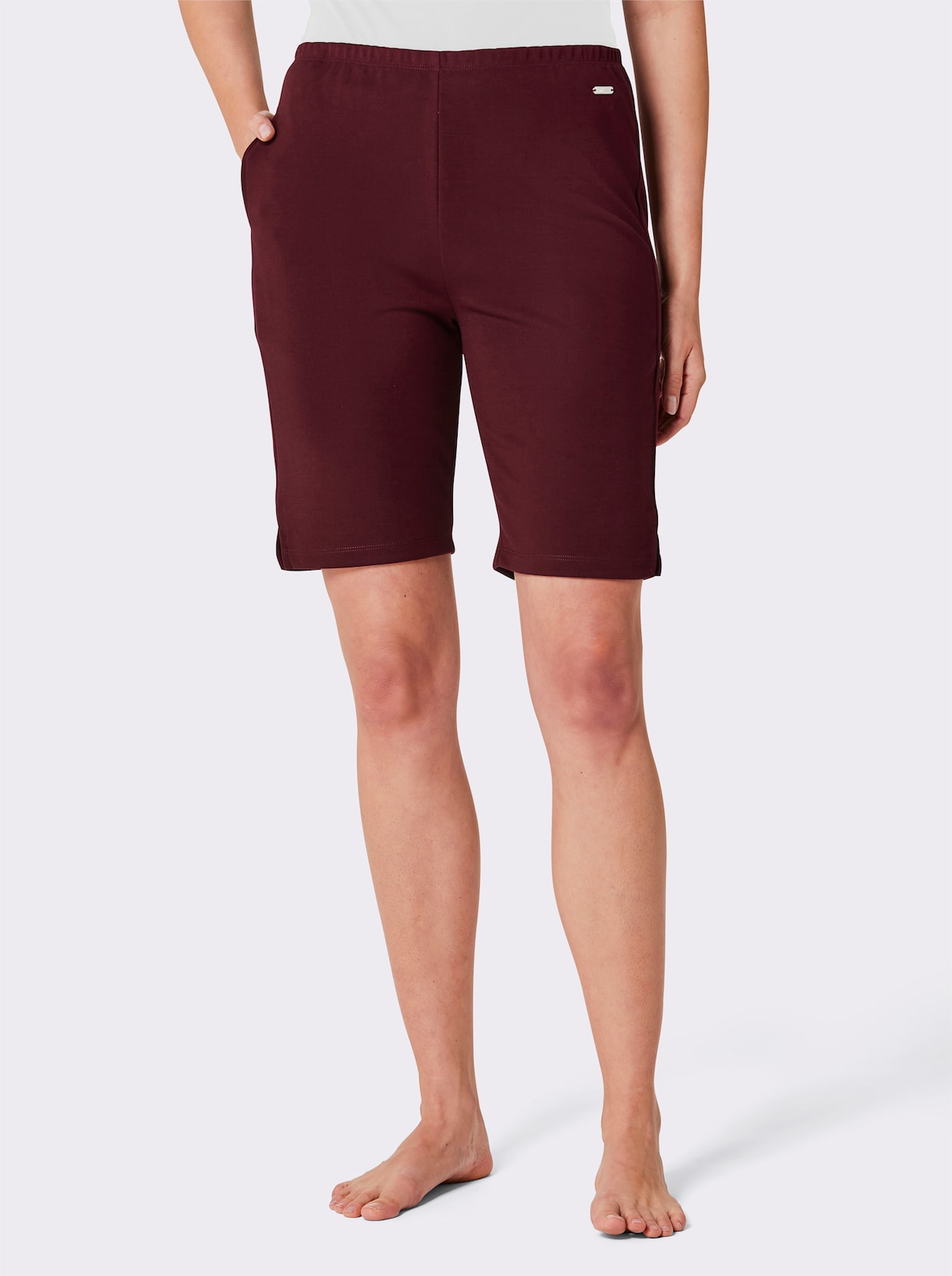 feel good Bermudas - bordeaux