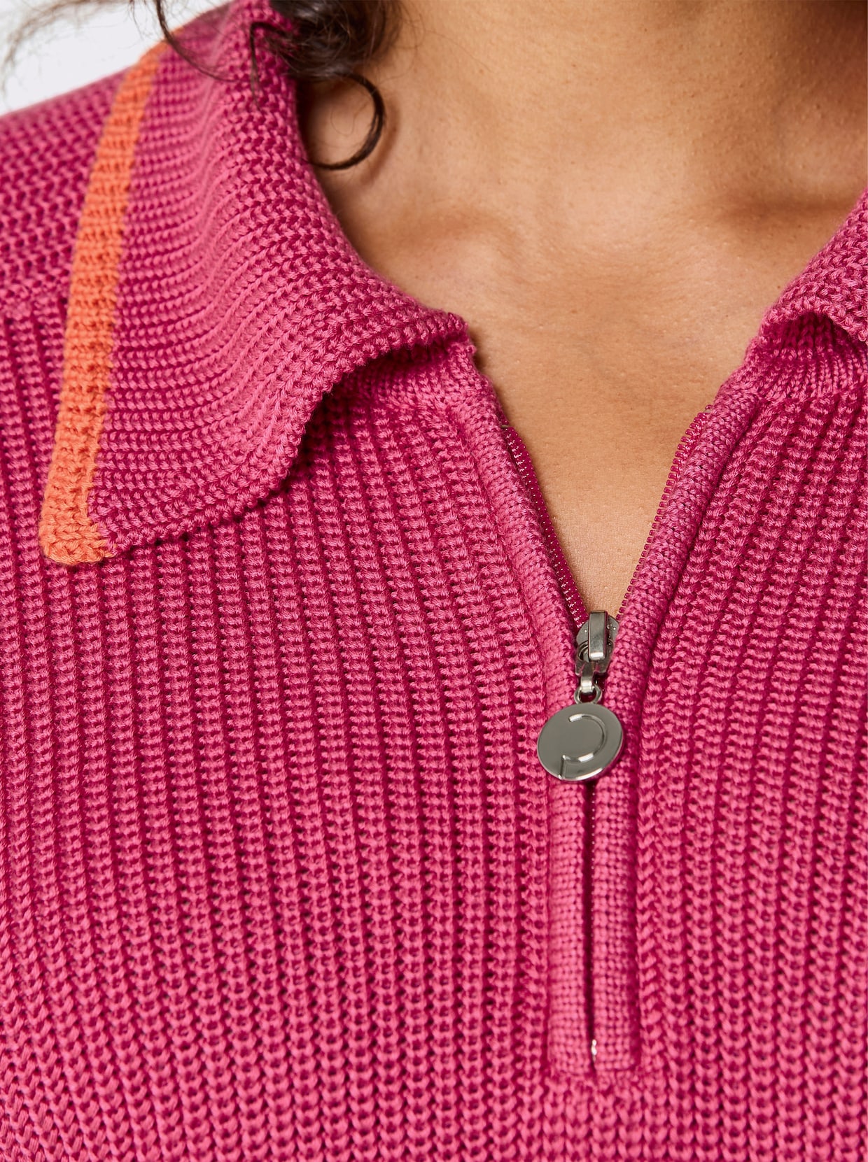 CREATION L PREMIUM Polopullover - fuchsia