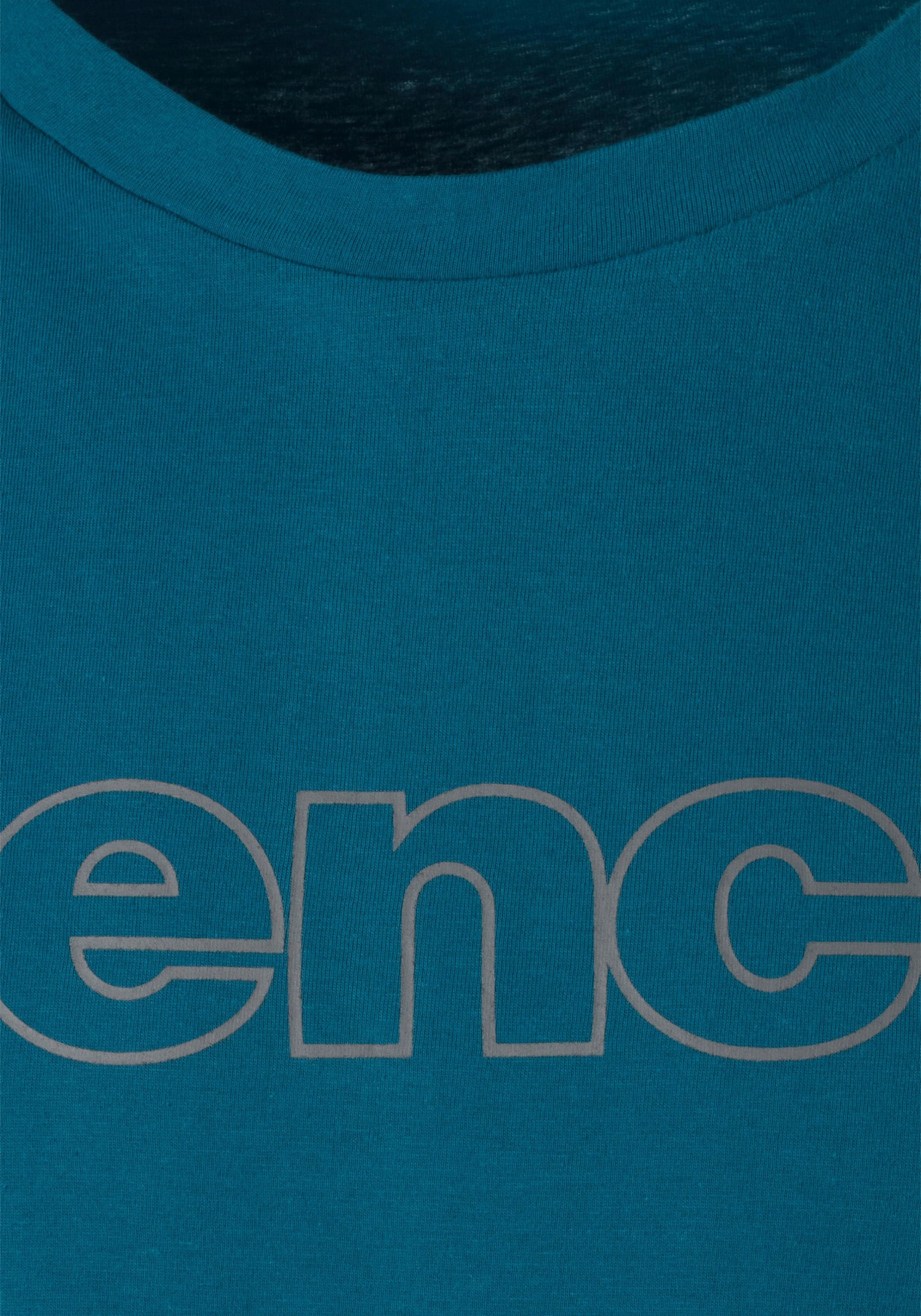 Bench. Loungewear T-Shirt - petrol, schwarz