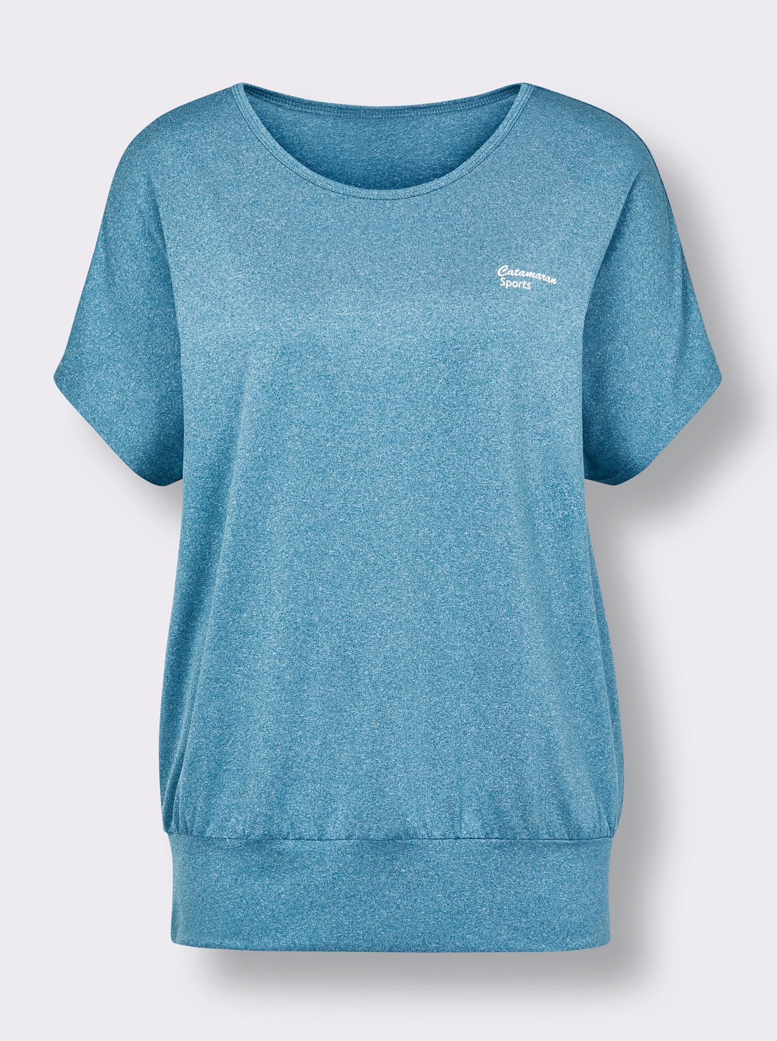 Catamaran Sports Funktionsshirt , atmungsaktiv und schnell trocknend - aqua-meliert