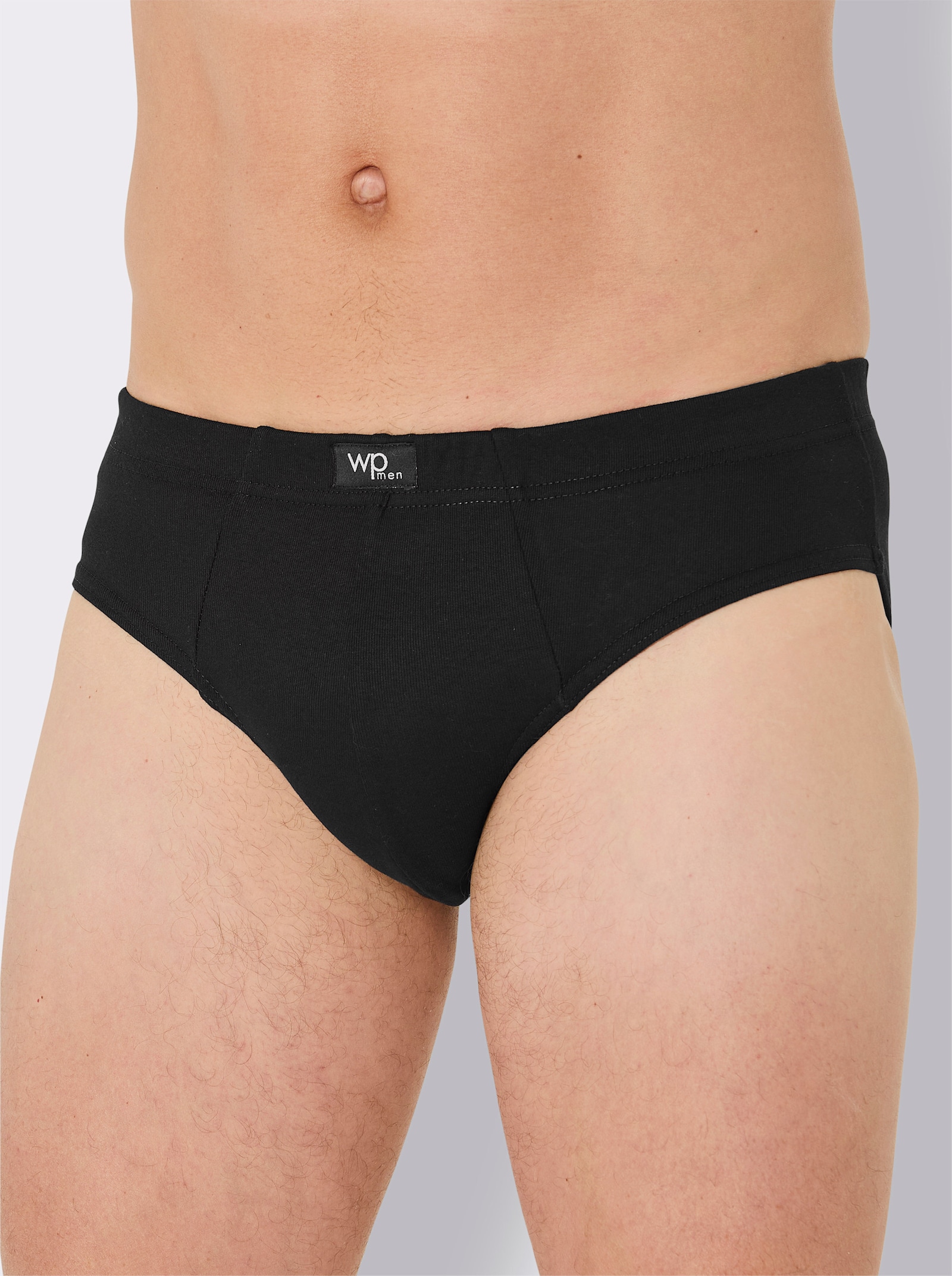 wäschepur men Slip - schwarz