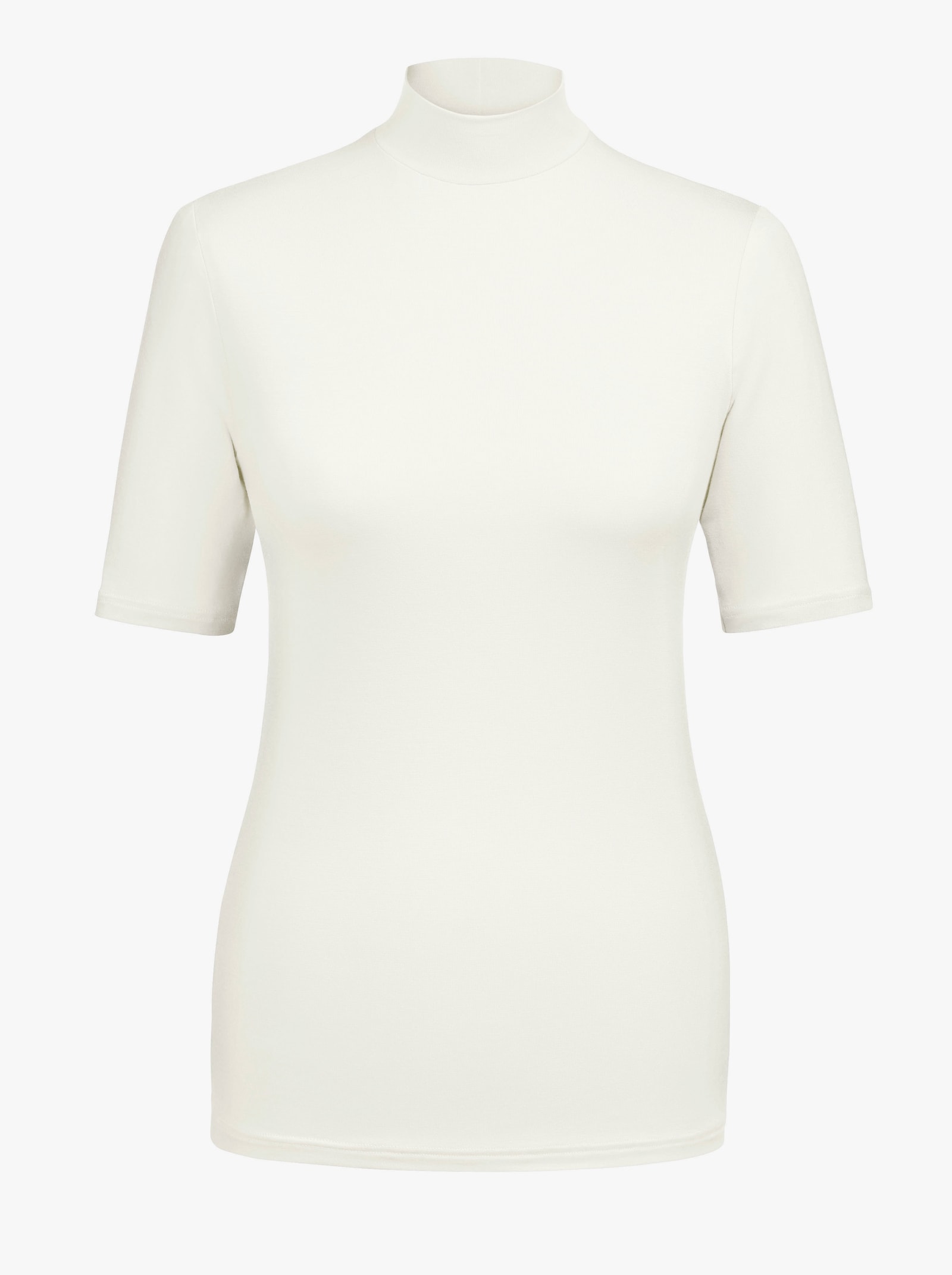 wäschepur Elegant linne med ståkrage - champagne