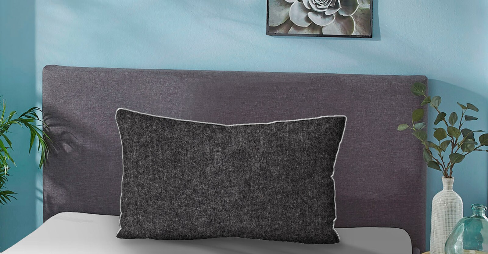 Biberna Bettwäsche - anthrazit-grau