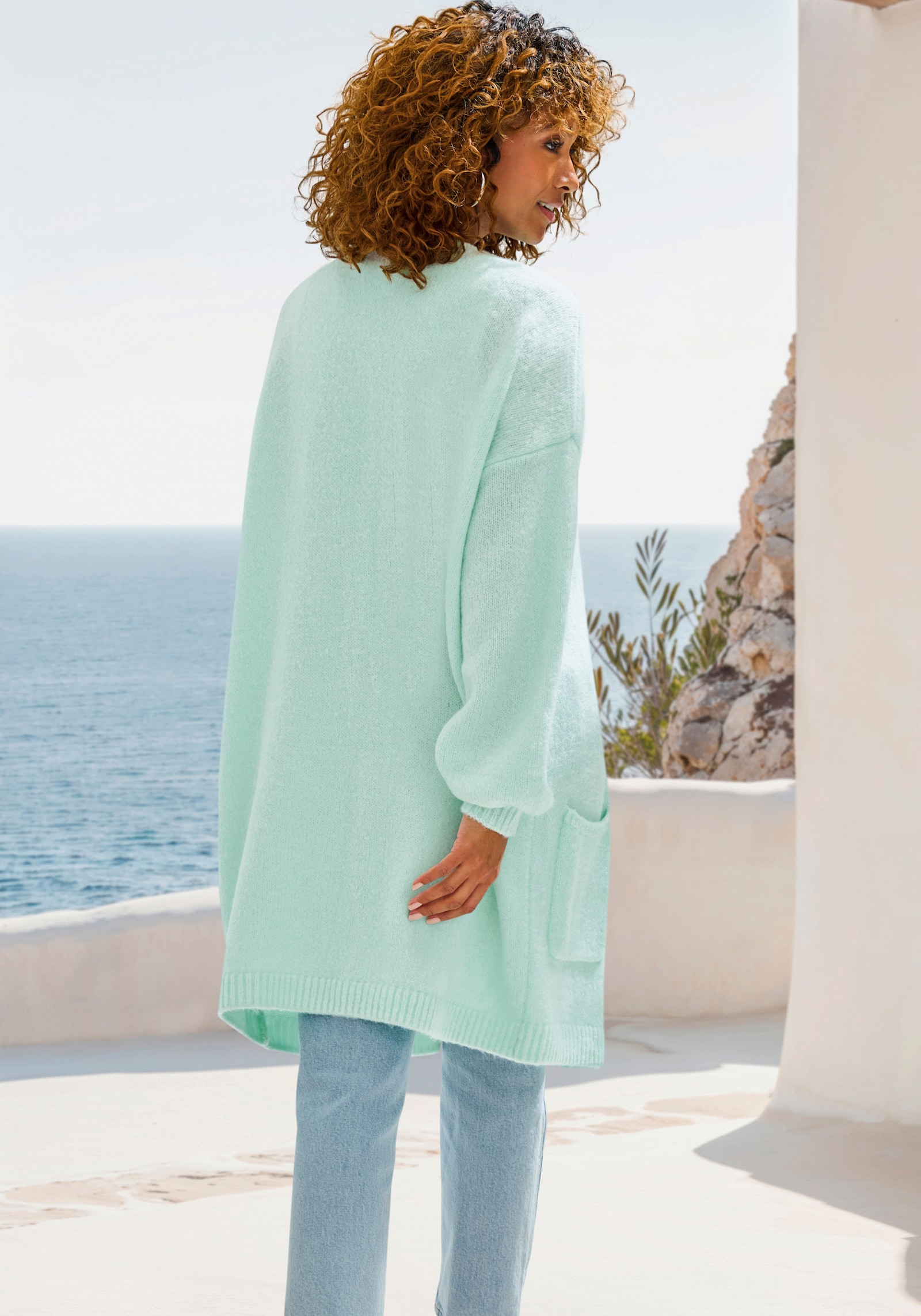 Vivance Longstrickjacke - mint