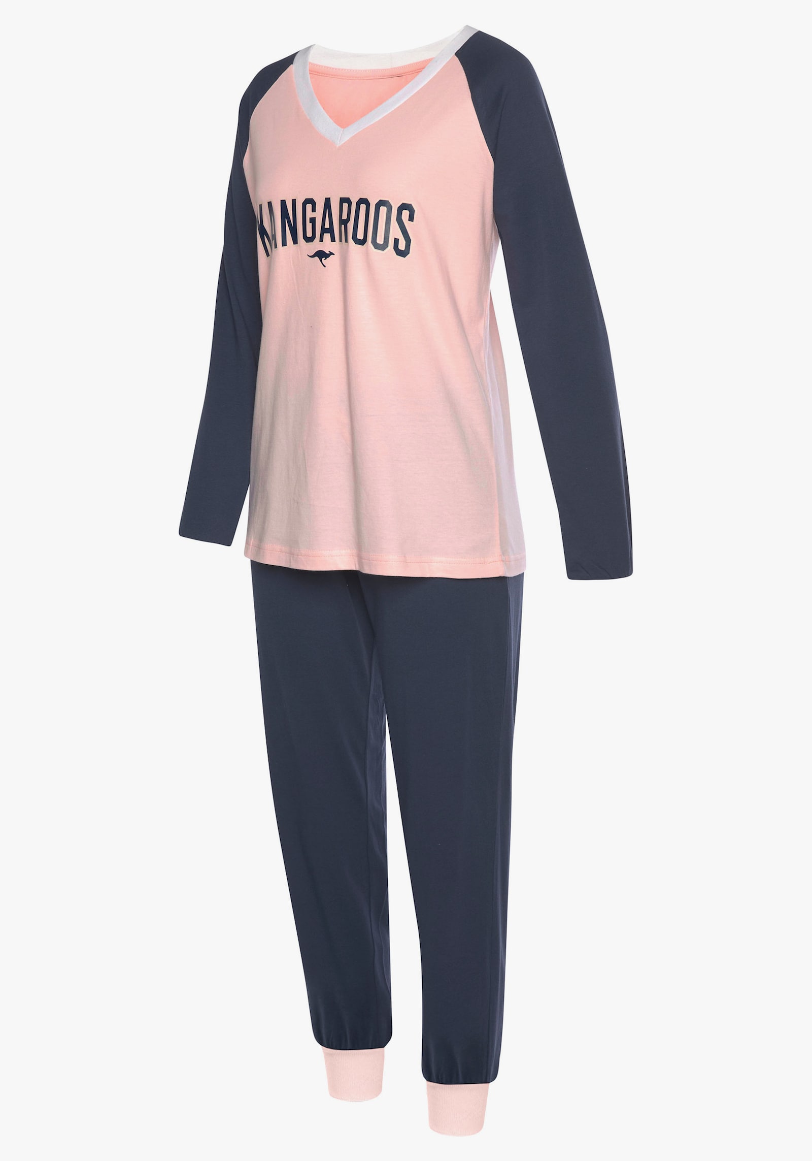 KangaROOS Pyjama - roze/donkerblauw
