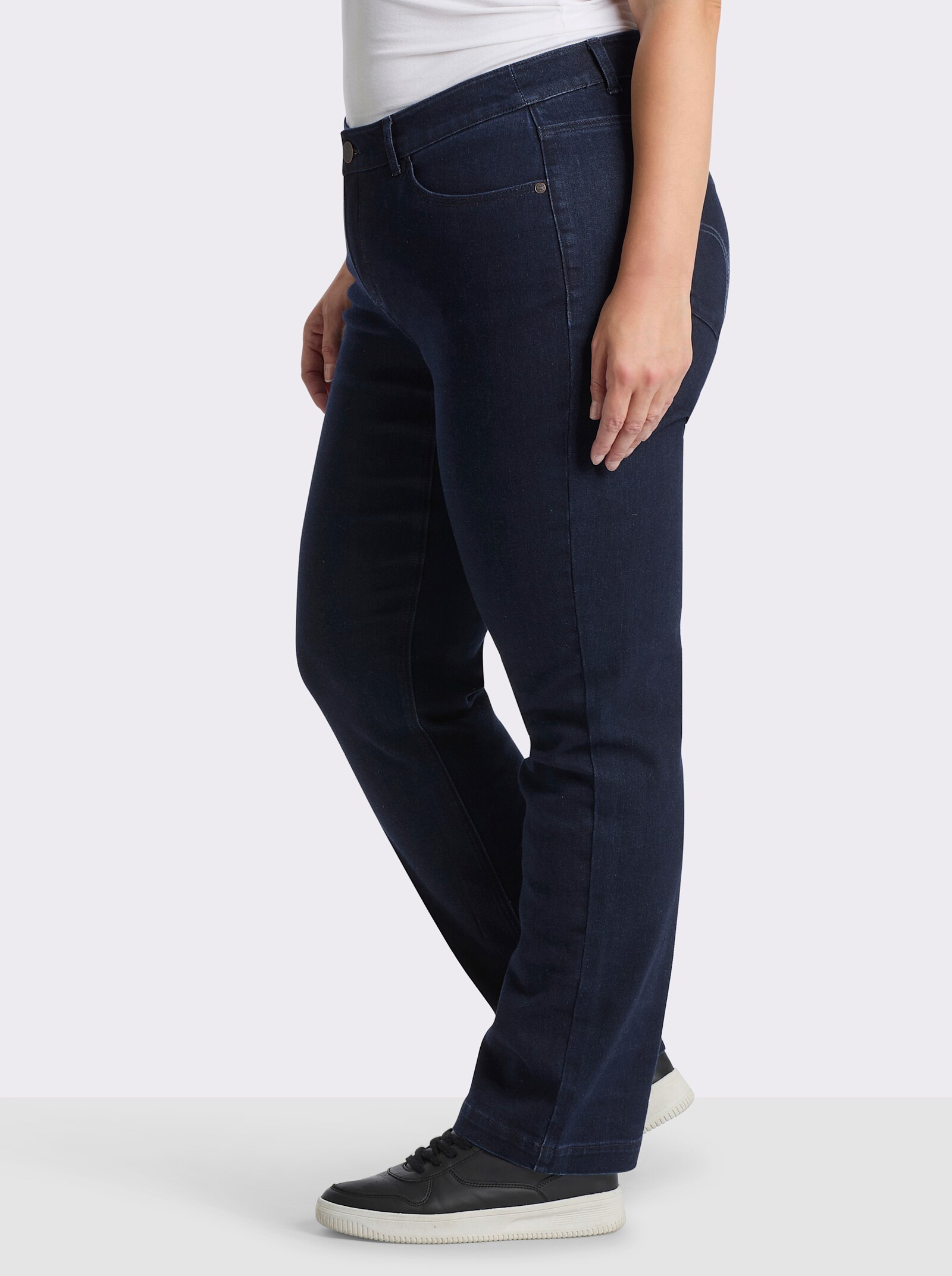 sheego Jeans im Curvy-Schnitt VERENA - dark blue
