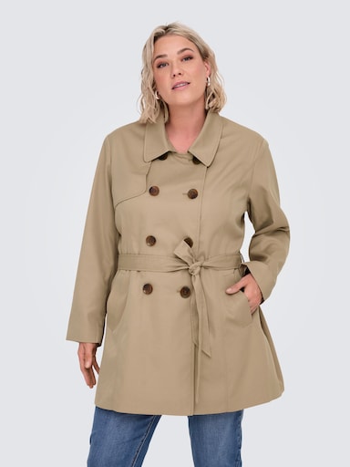 ONLY CARMAKOMA Trenchcoat - ginger root