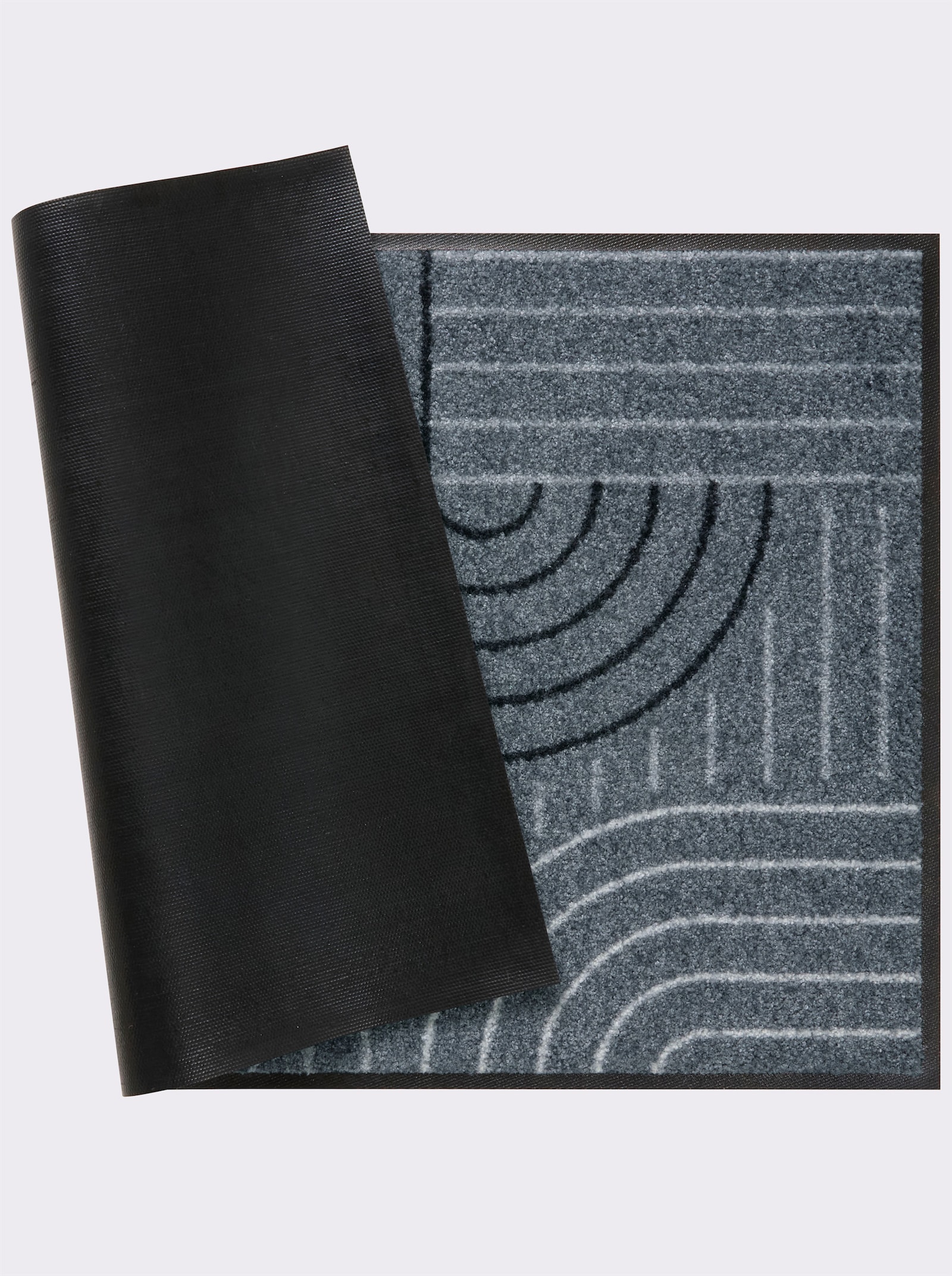 Salonloewe Fußmatte made in Germany - grau
