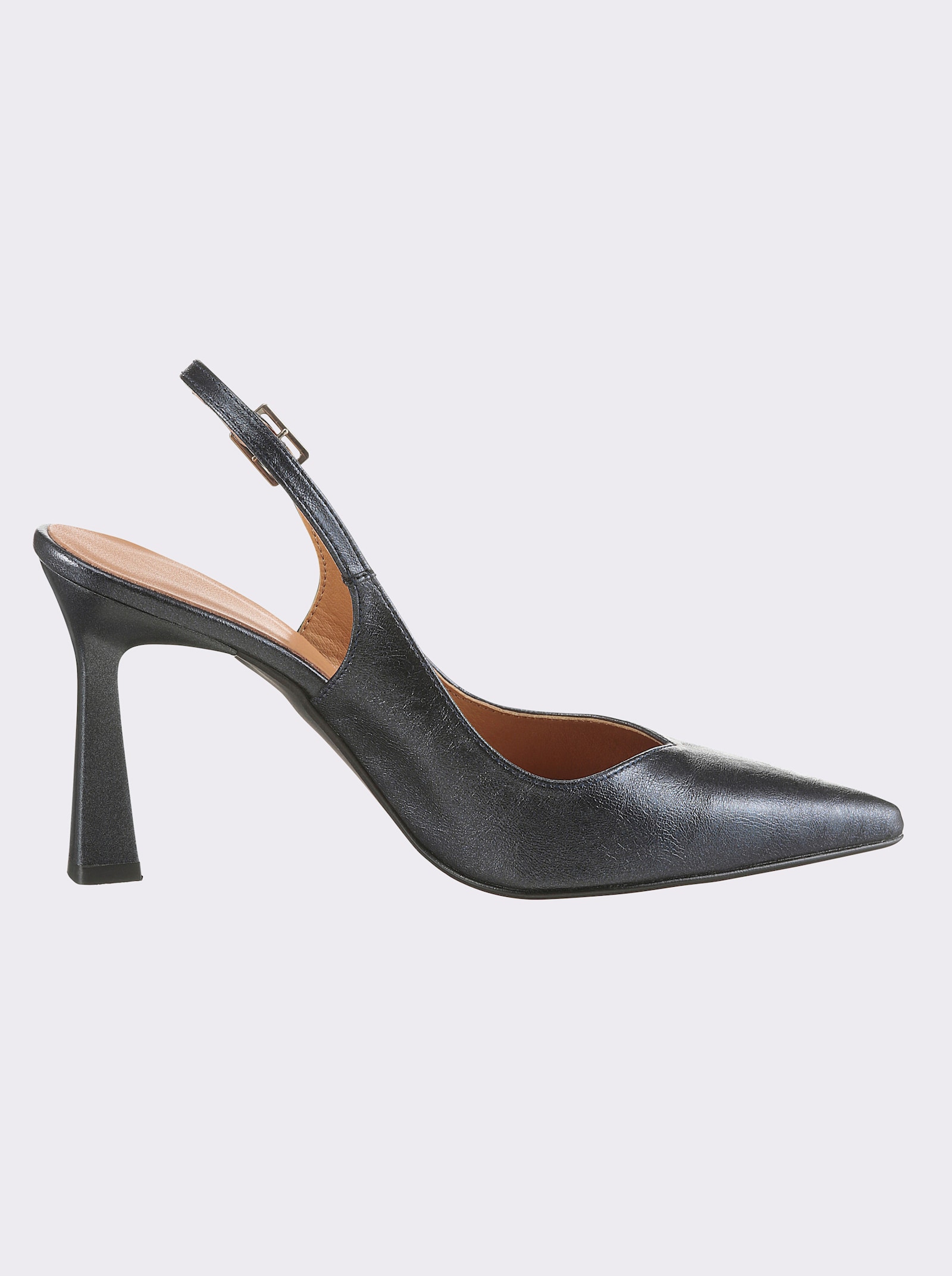 heine Slingpumps - marine-metallicfarben