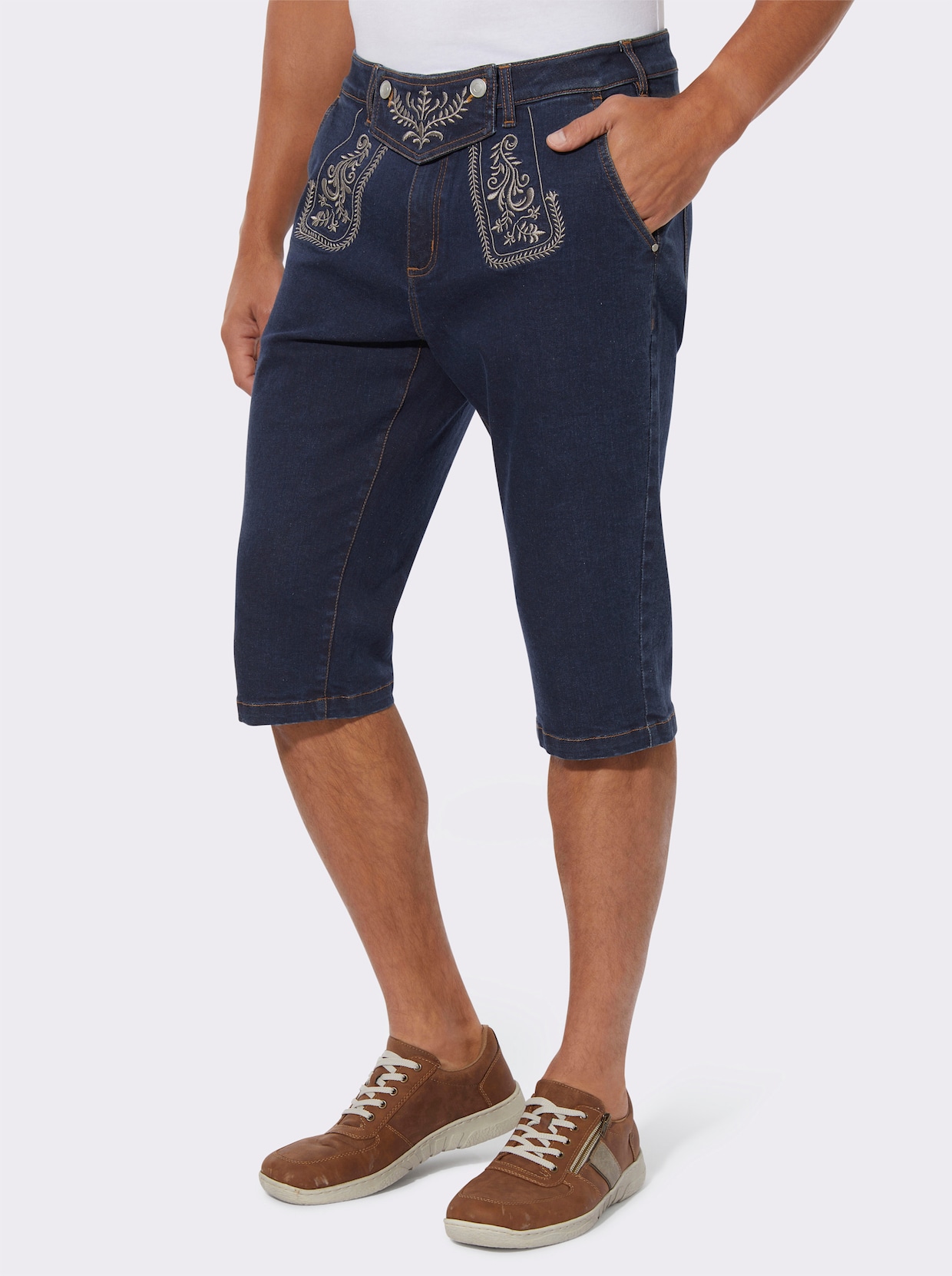 Jeansbermudas - dark blue