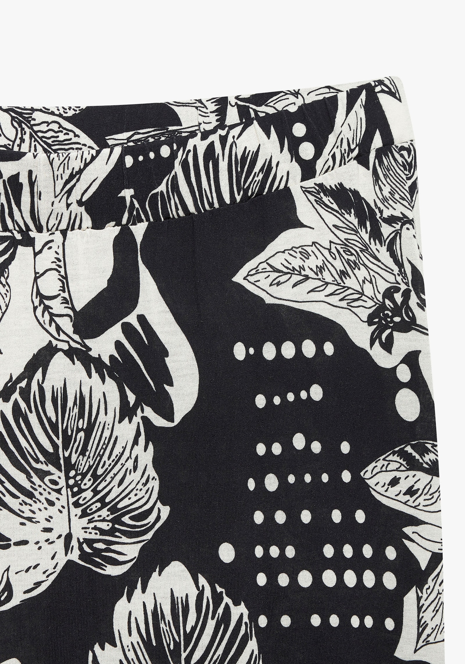 Vivance Jupe longue - noir-crème imprimé