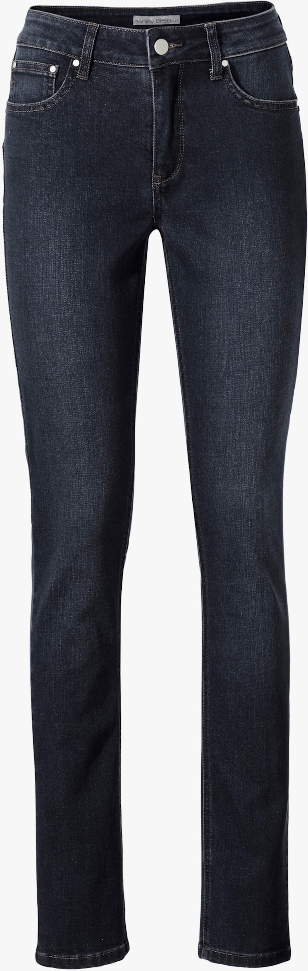 heine Skinny jeans met 'buik weg'-effect - dark denim