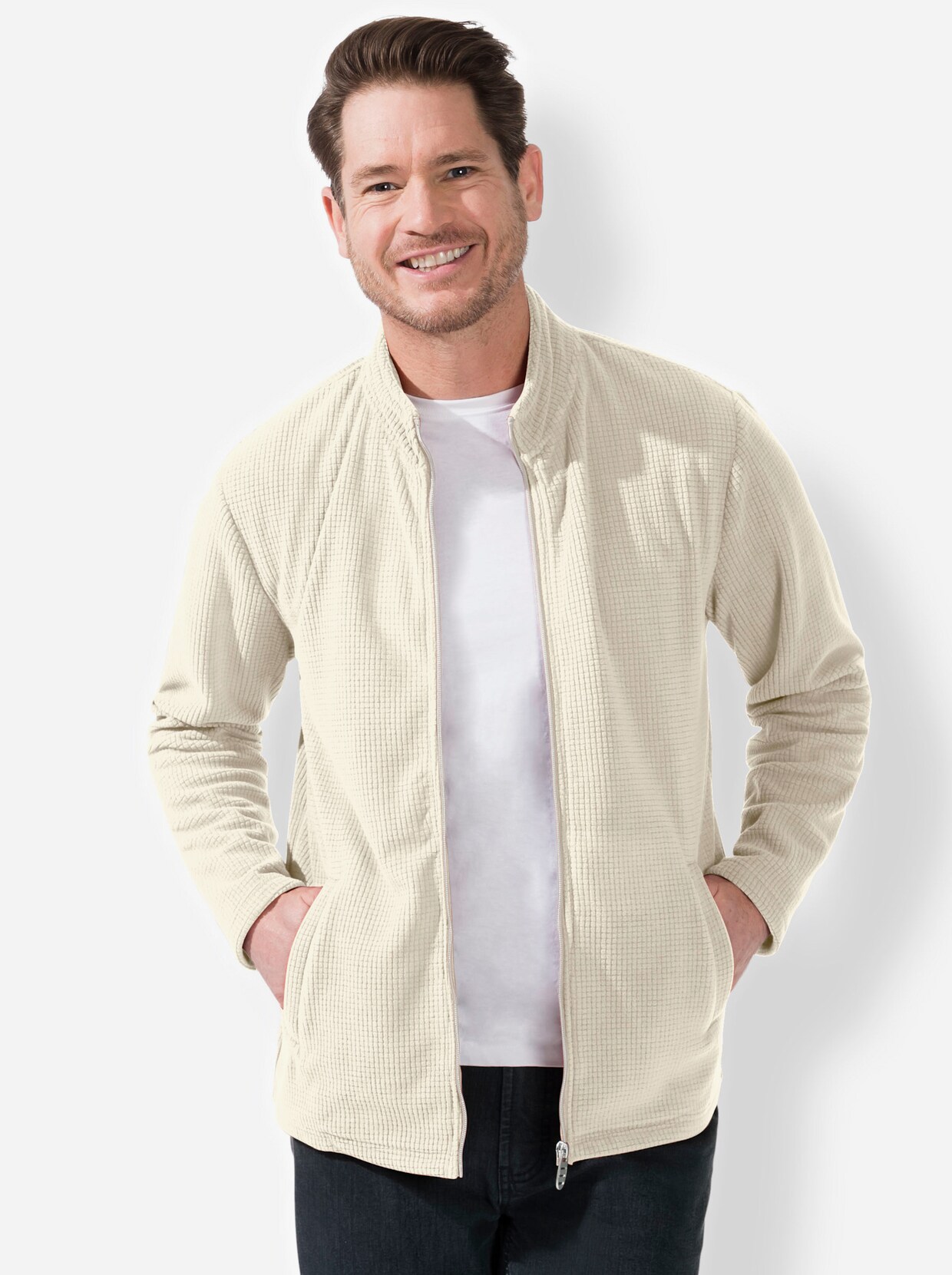 Catamaran Fleece-Jacke - natur