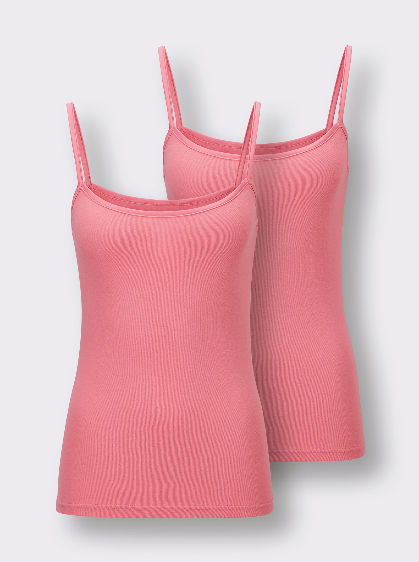 Nina von C. Top van fijnrib - flamingo