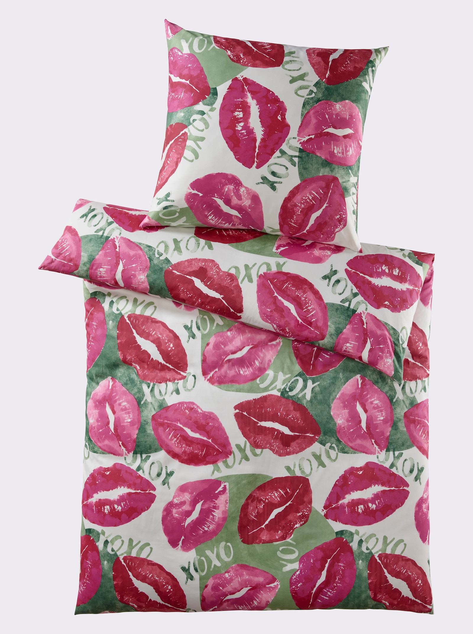 Impressionen Bettwäsche - erika-magenta-bedruckt