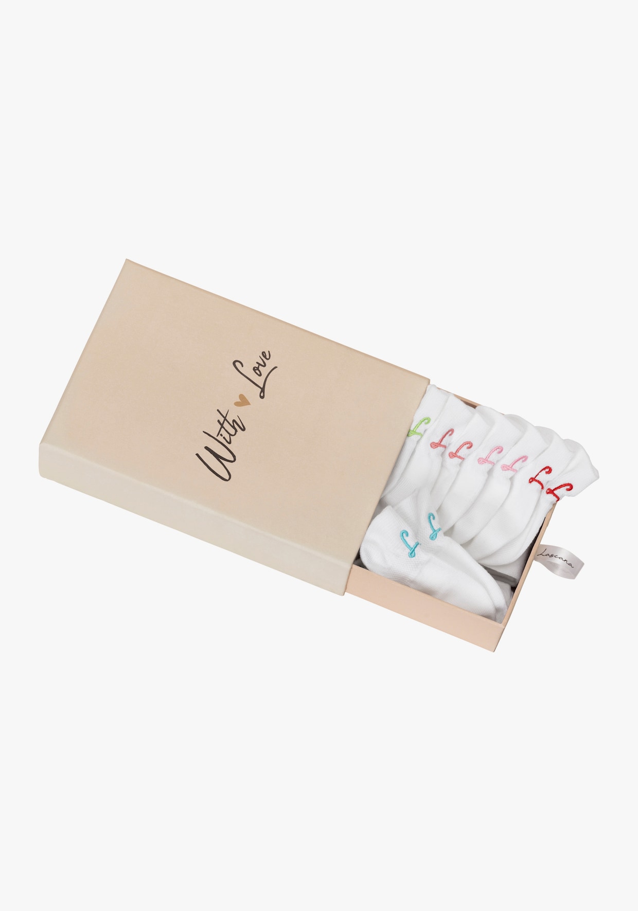 LASCANA Sneakersocken - 7x weiß