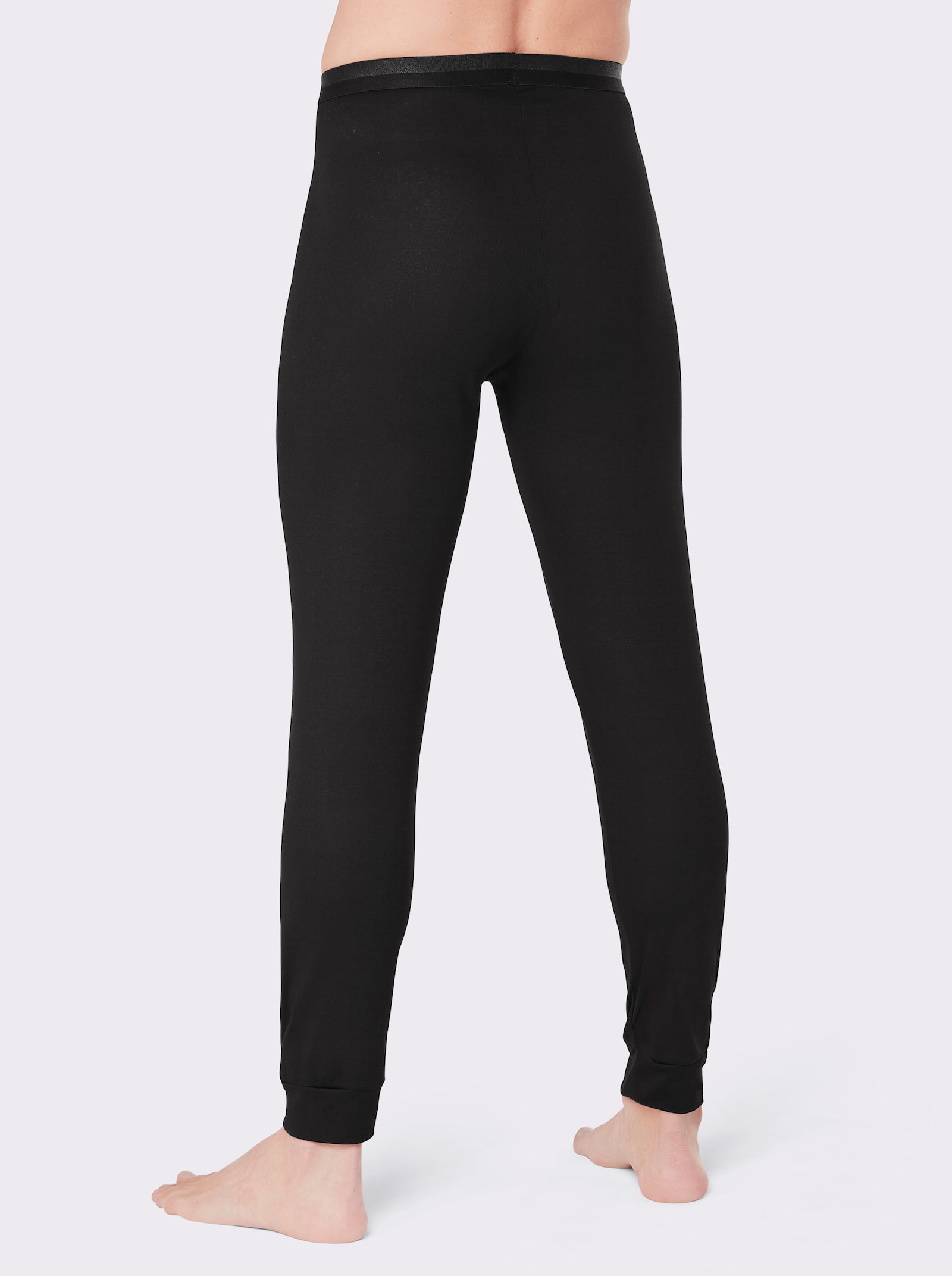 KINGsCLUB Hose lang - schwarz + grau-meliert