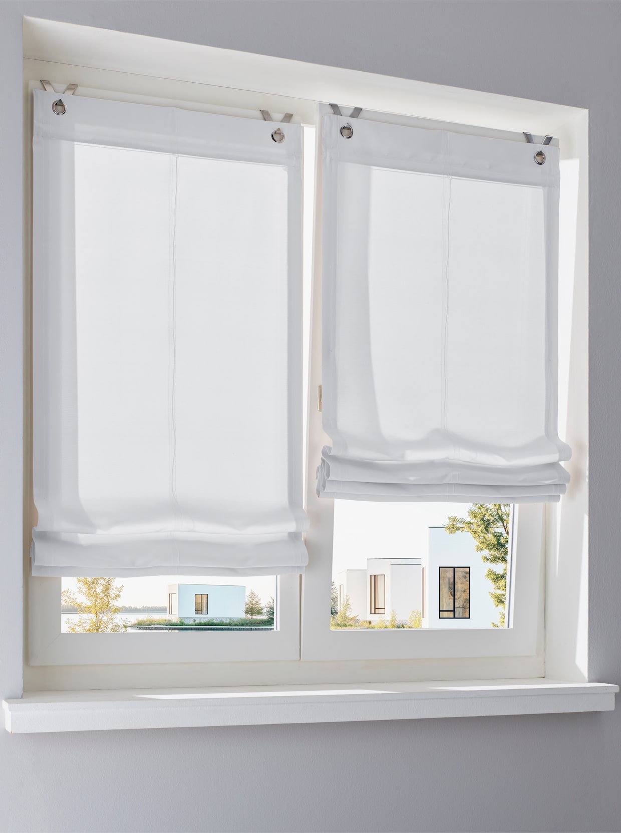 heine home Raffrollo - weiß