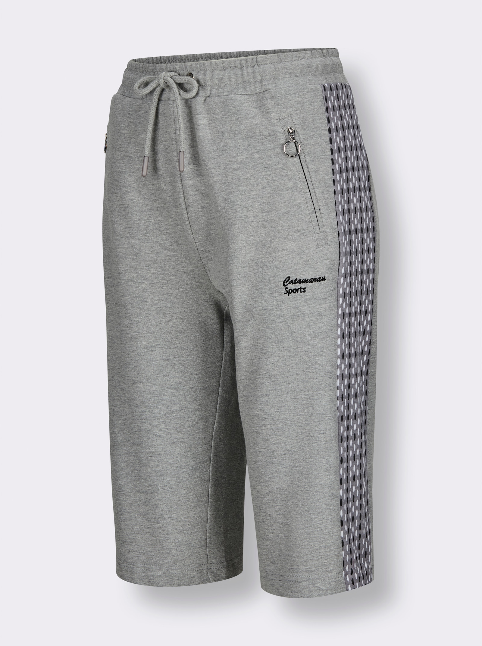 Catamaran Sports Sporthose mit Reißverschluss-Taschen - grau-meliert