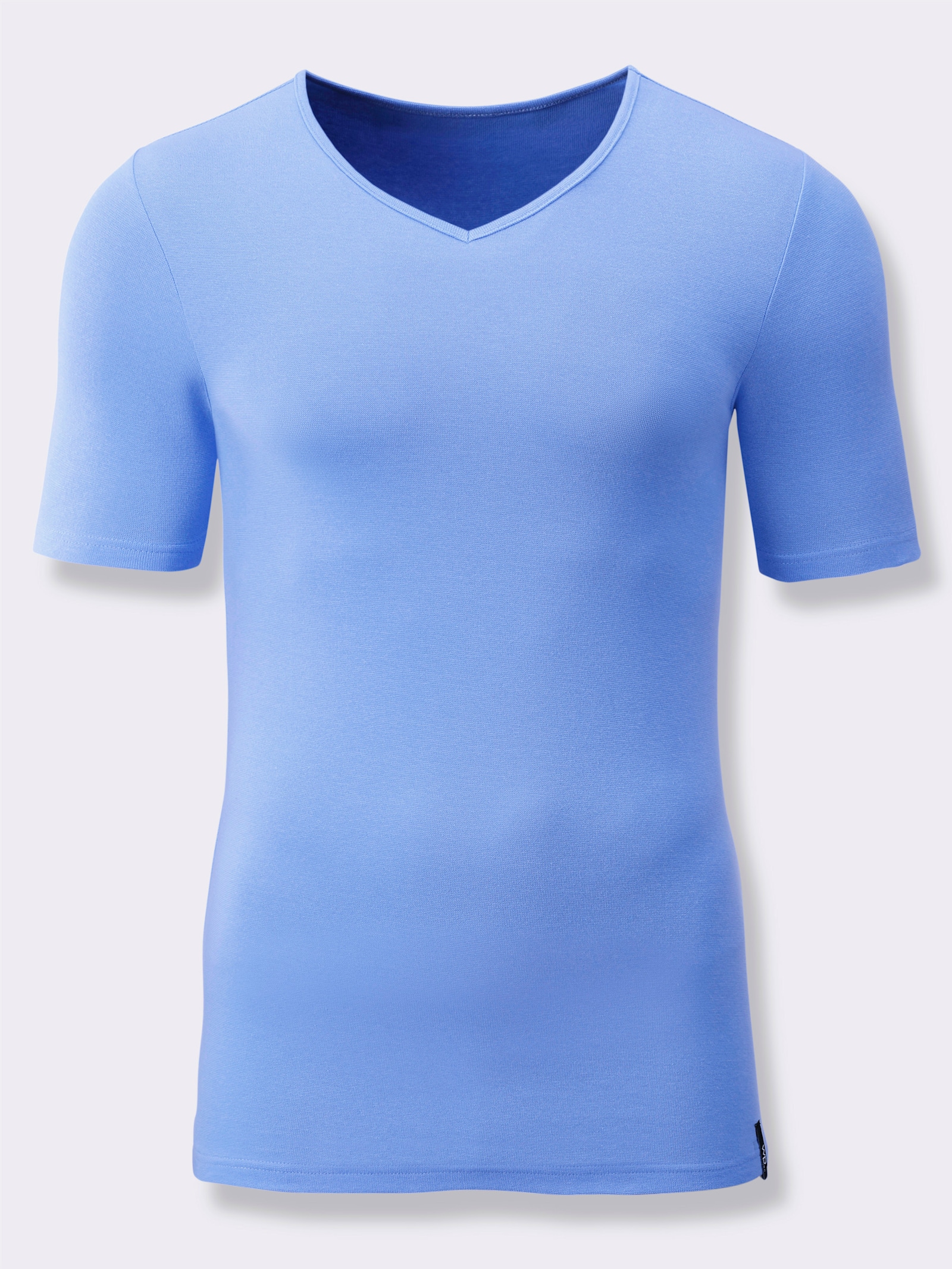 wäschepur men Shirt - marine + himmelblau