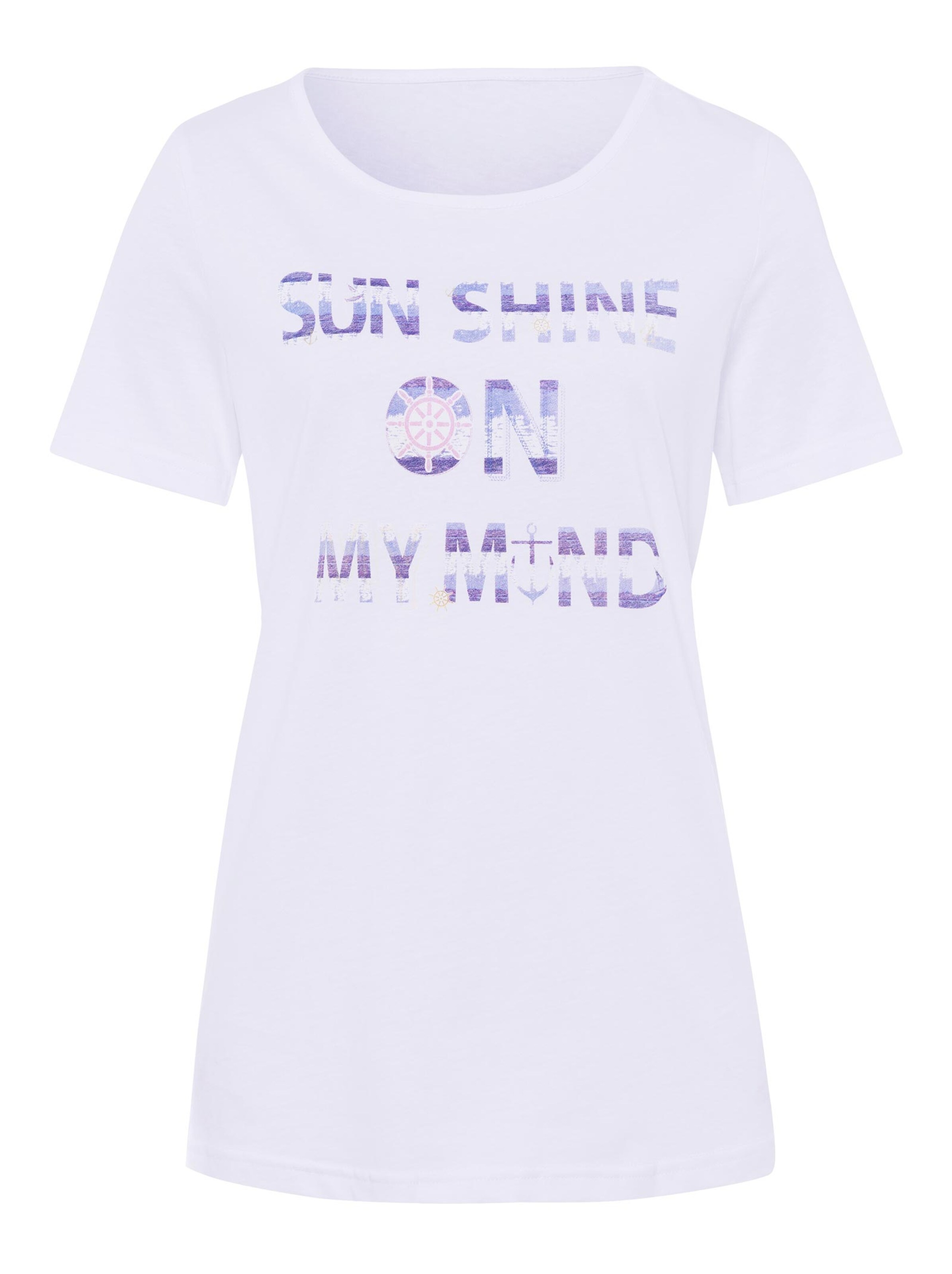 Shirt - weiß-gemustert