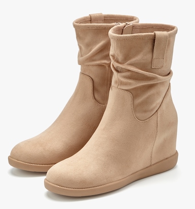 LASCANA Stiefelette - beige