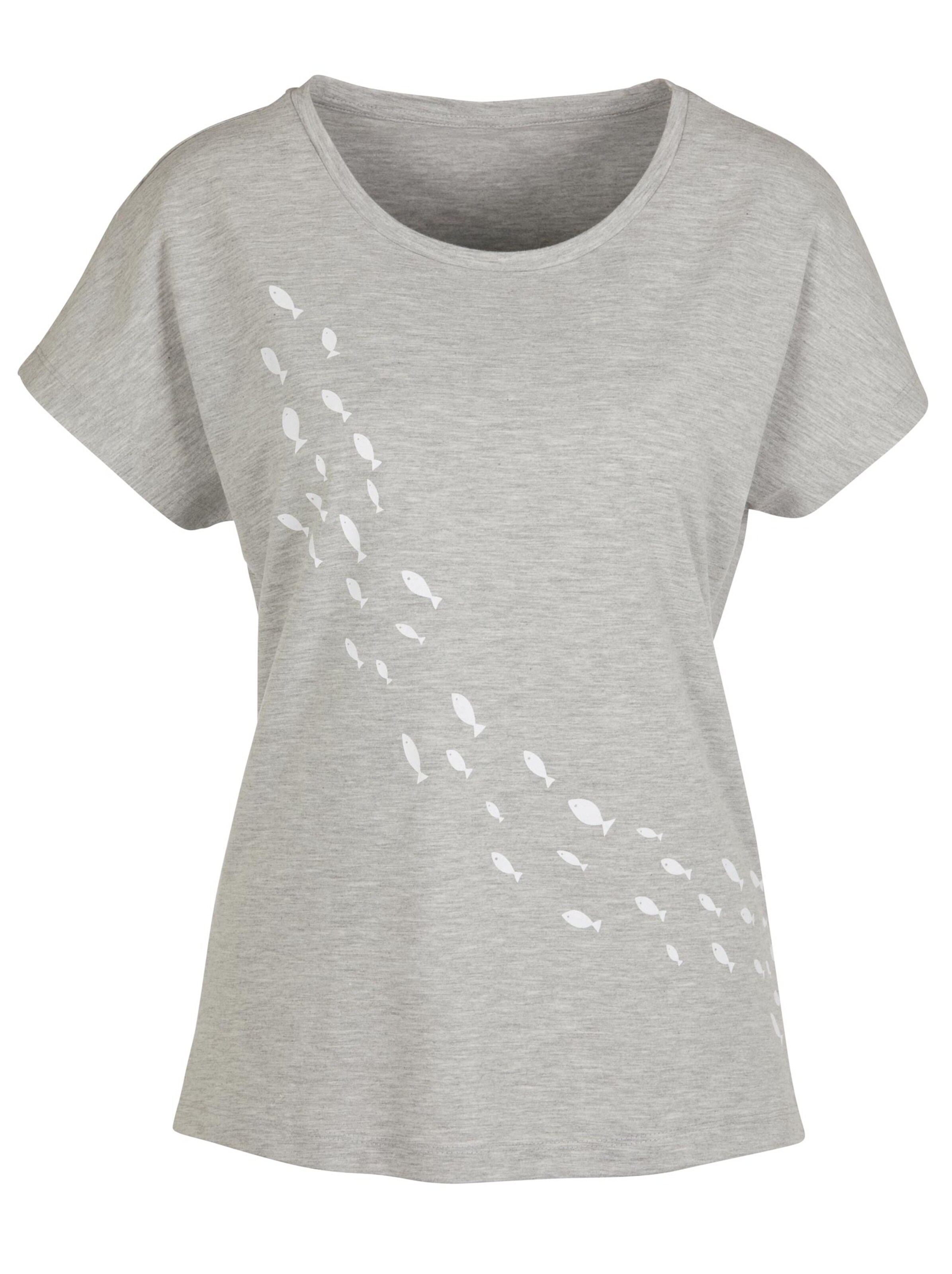 Shirt - grau-meliert