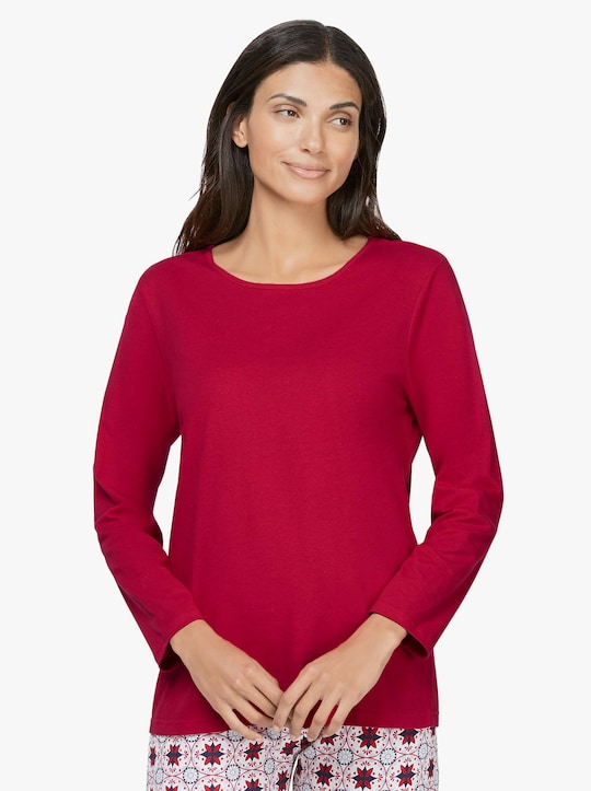 Schlafanzug-Shirt - rot