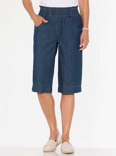 Jeansbermudas - blue-stone-washed