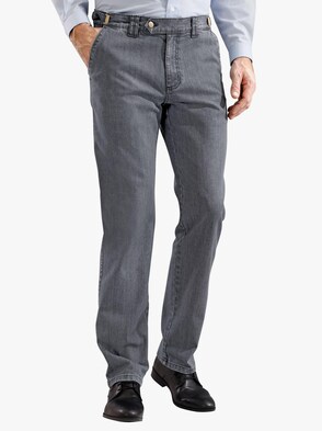 Autofahrer-Jeans - grey-denim