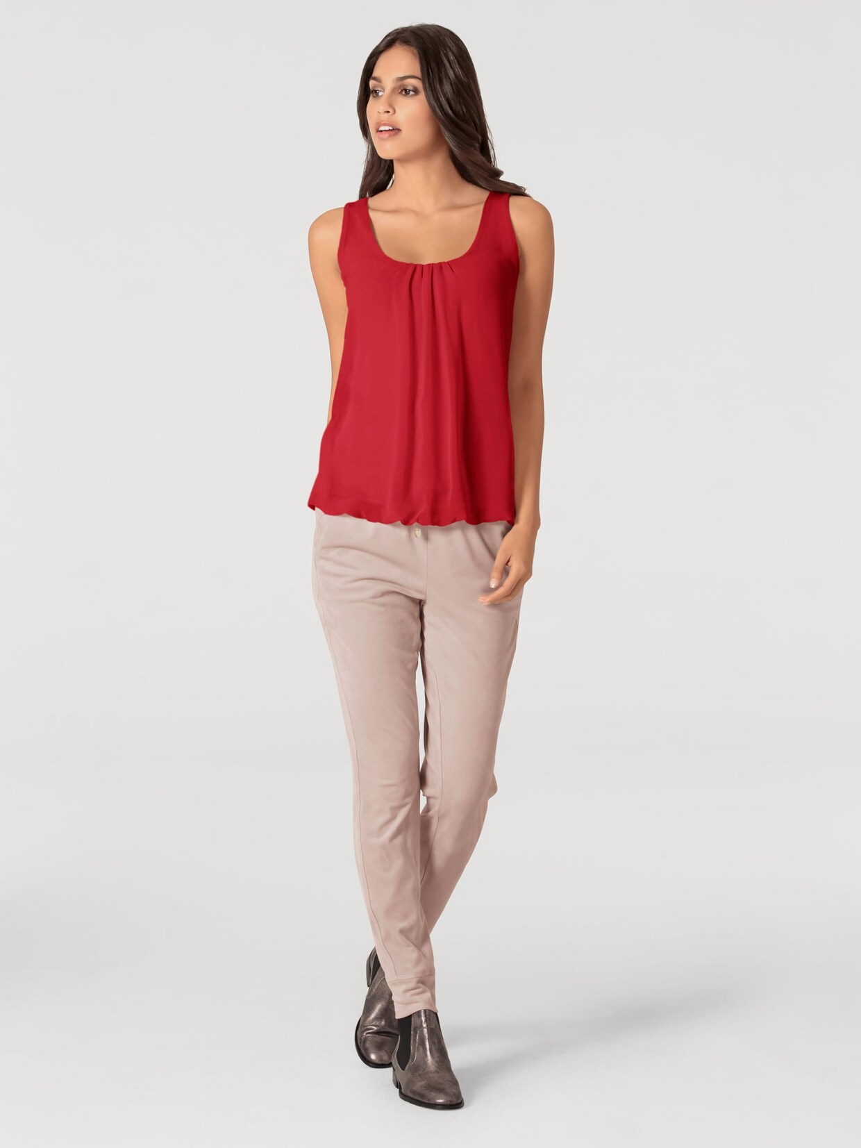 Linea Tesini Blusentop - rot